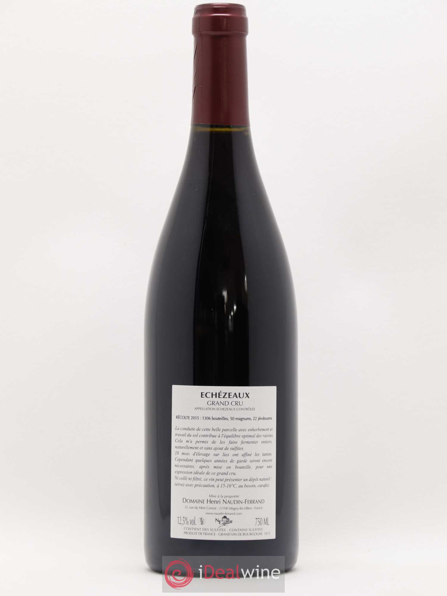 Echezeaux Grand Cru Naudin-Ferrand (Domaine) 2015 - Lot de 1 bouteille - 1