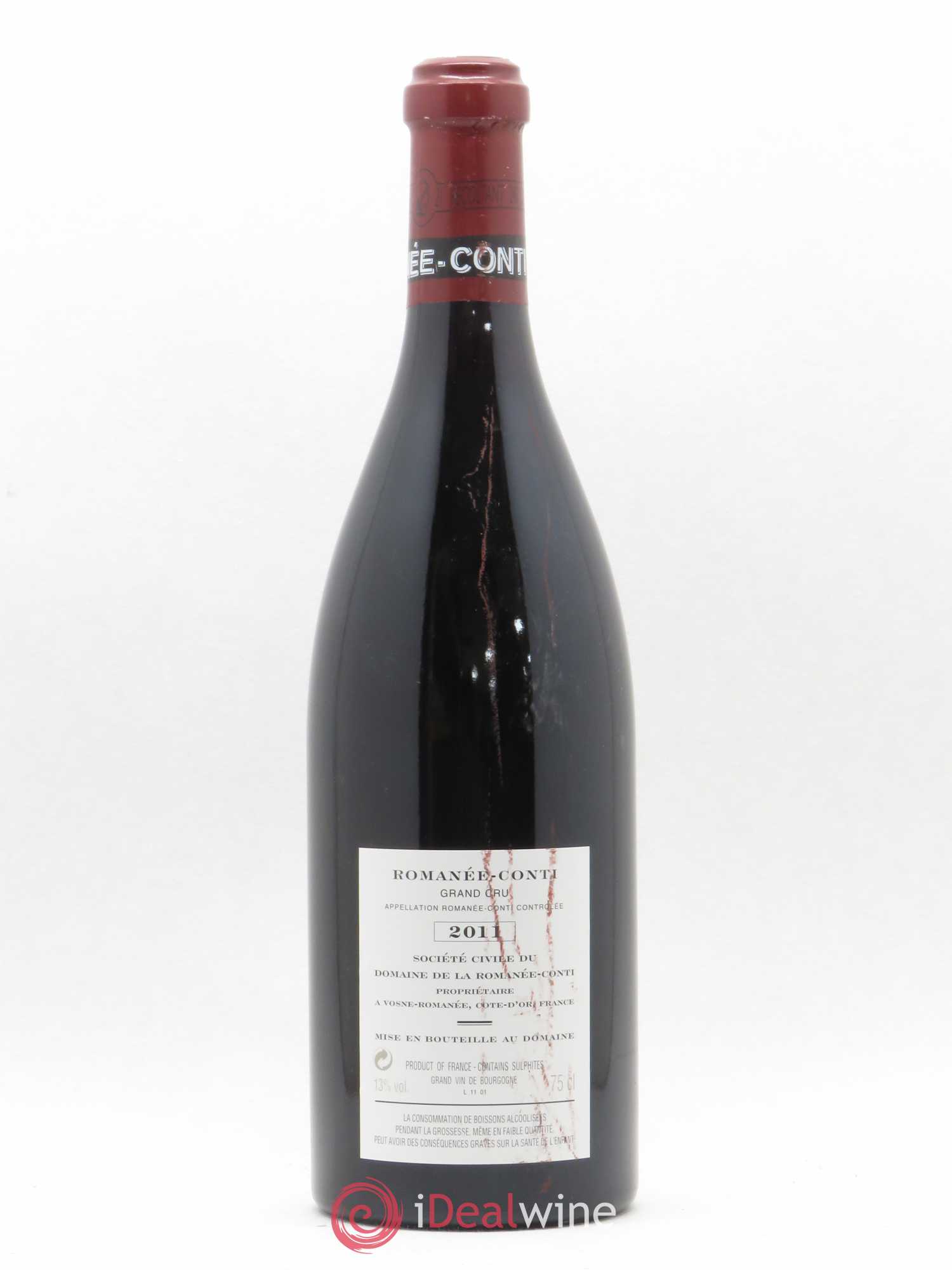 Romanée-Conti Grand Cru Domaine de la Romanée-Conti 2011 - Lot de 1 bouteille - 1