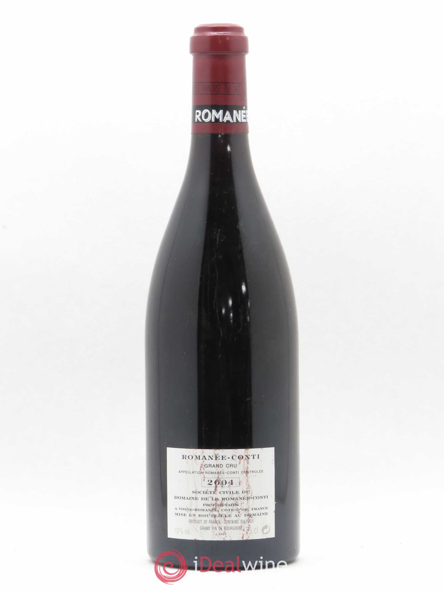Romanée-Conti Grand Cru Domaine de la Romanée-Conti 2004 - Lot de 1 bouteille - 1