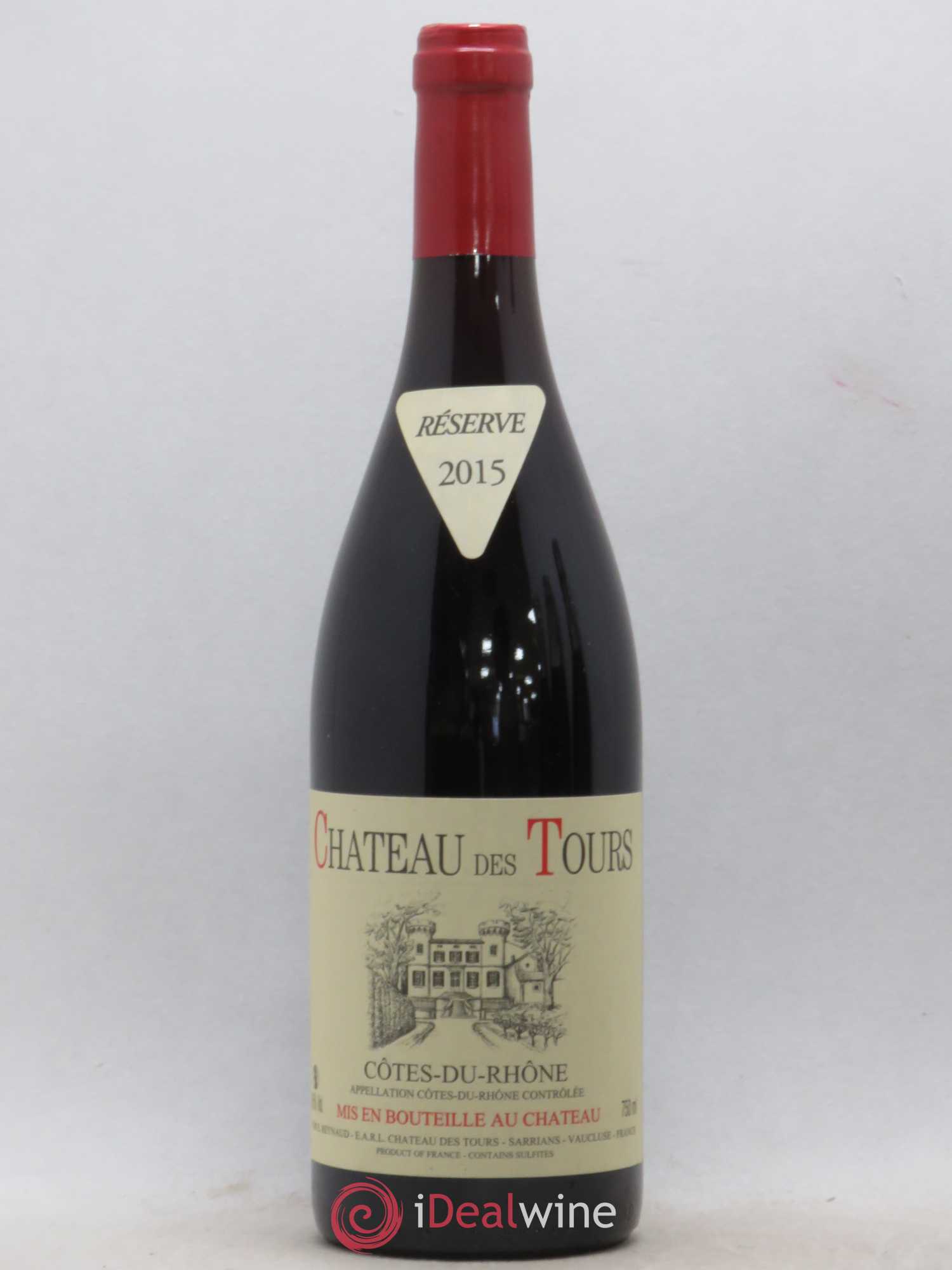 Côtes-du-Rhône Château des Tours Emmanuel Reynaud 2015 - Lot de 1 bouteille - 0