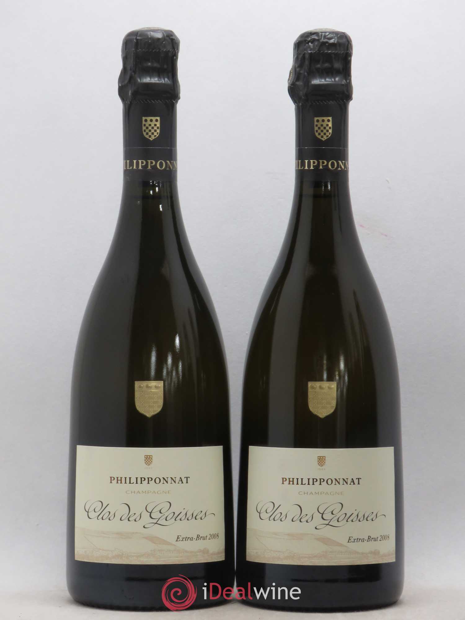 Clos des Goisses Philipponnat Extra Brut 2008 - Lot de 2 bouteilles - 0