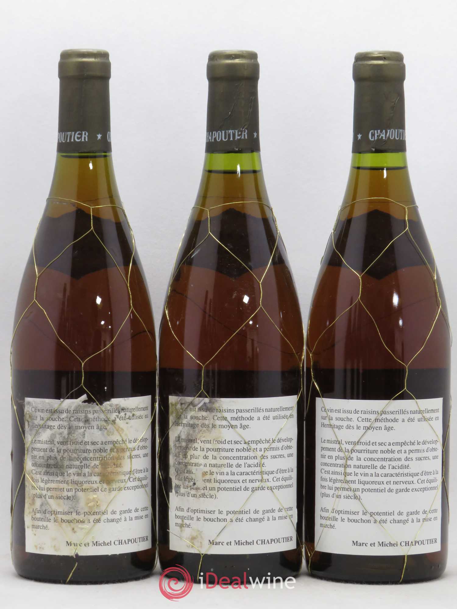 Hermitage Velours Chapoutier 1982 - Posten von 3 Flaschen - 1