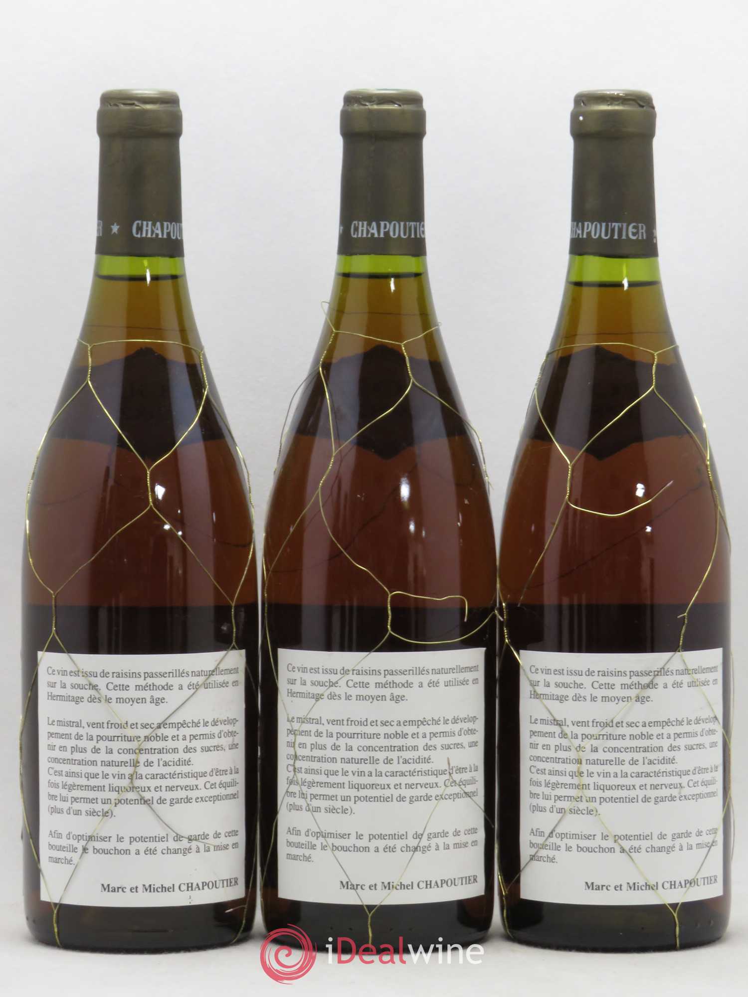 Hermitage Velours Chapoutier 1982 - Posten von 3 Flaschen - 1