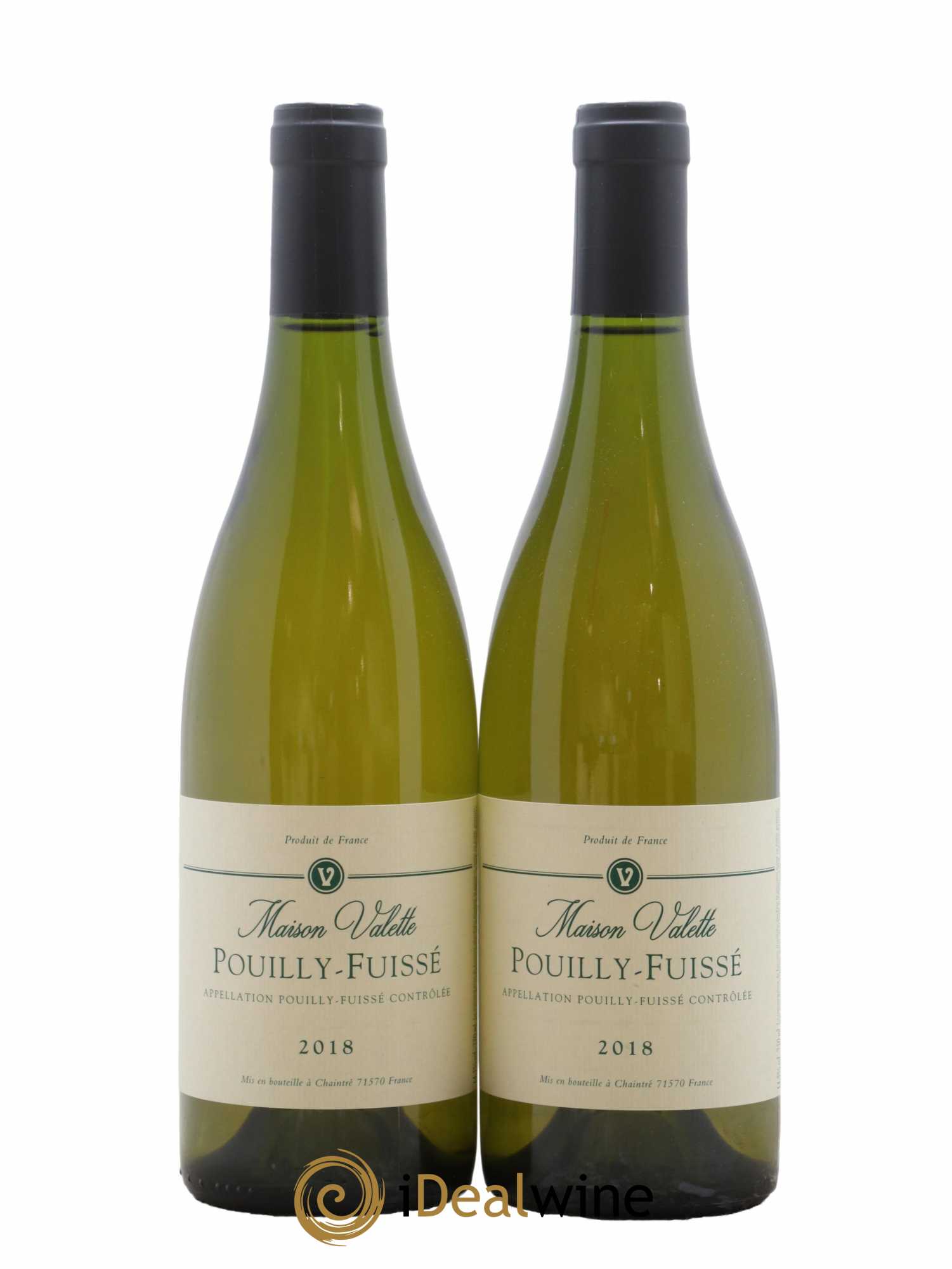 Pouilly-Fuissé Valette (Domaine) 2018 - Lot de 2 bouteilles - 0
