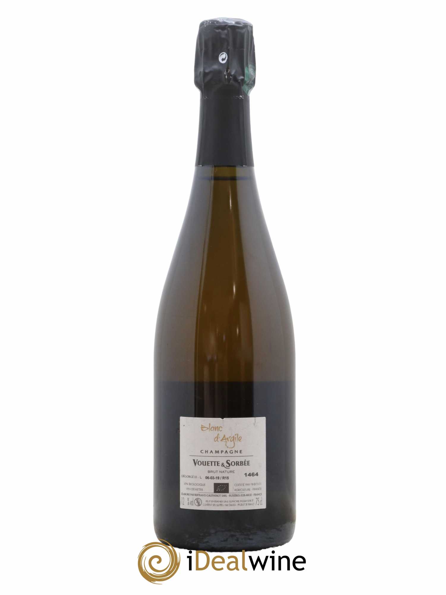Blanc d'Argile Vouette et Sorbée 2015 - Lot de 1 bouteille - 1