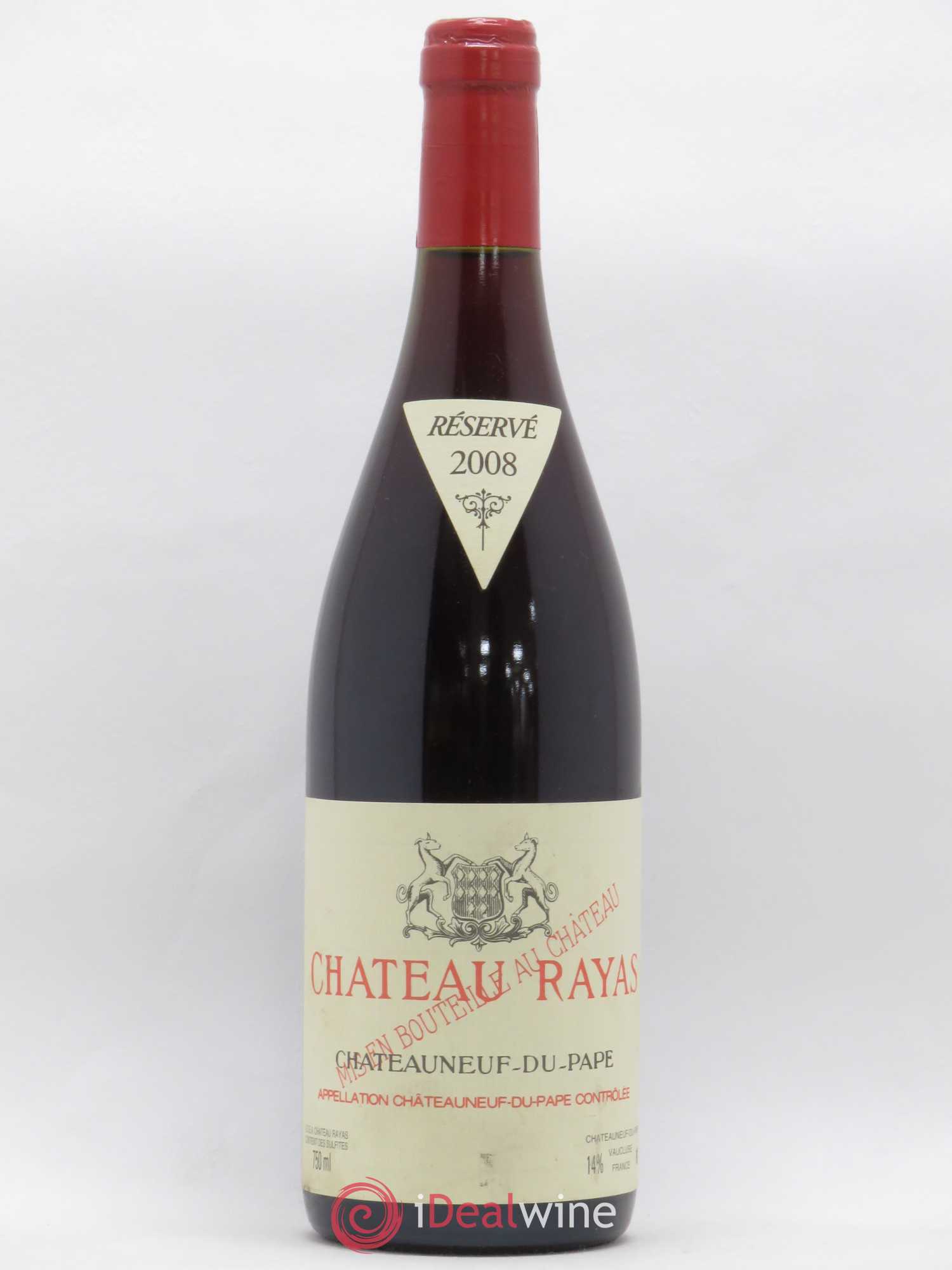 Châteauneuf-du-Pape Château Rayas Emmanuel Reynaud 2008 - Lot de 1 bouteille - 0