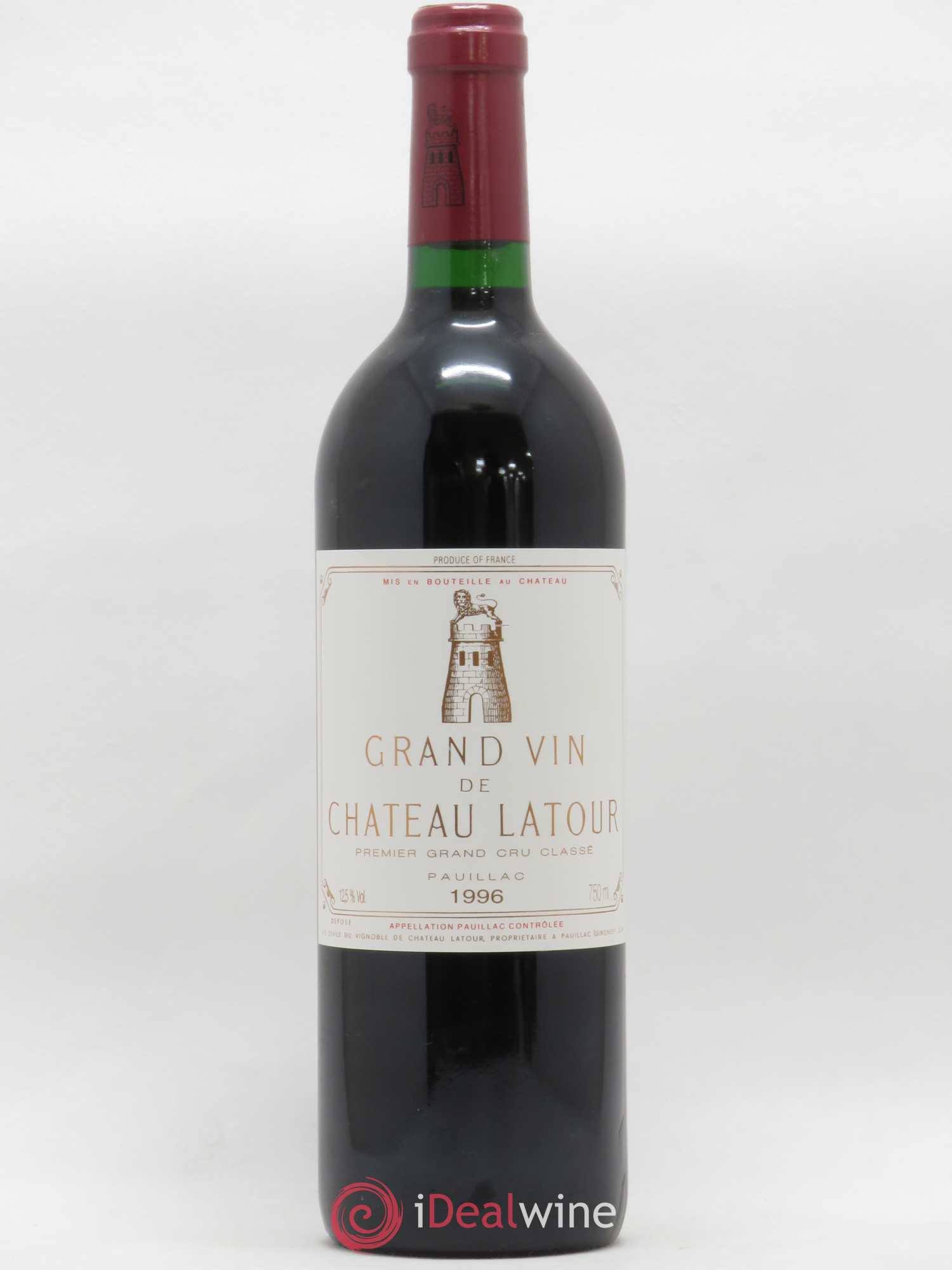 Château Latour 1er Grand Cru Classé 1996 - Lot de 1 bouteille - 0