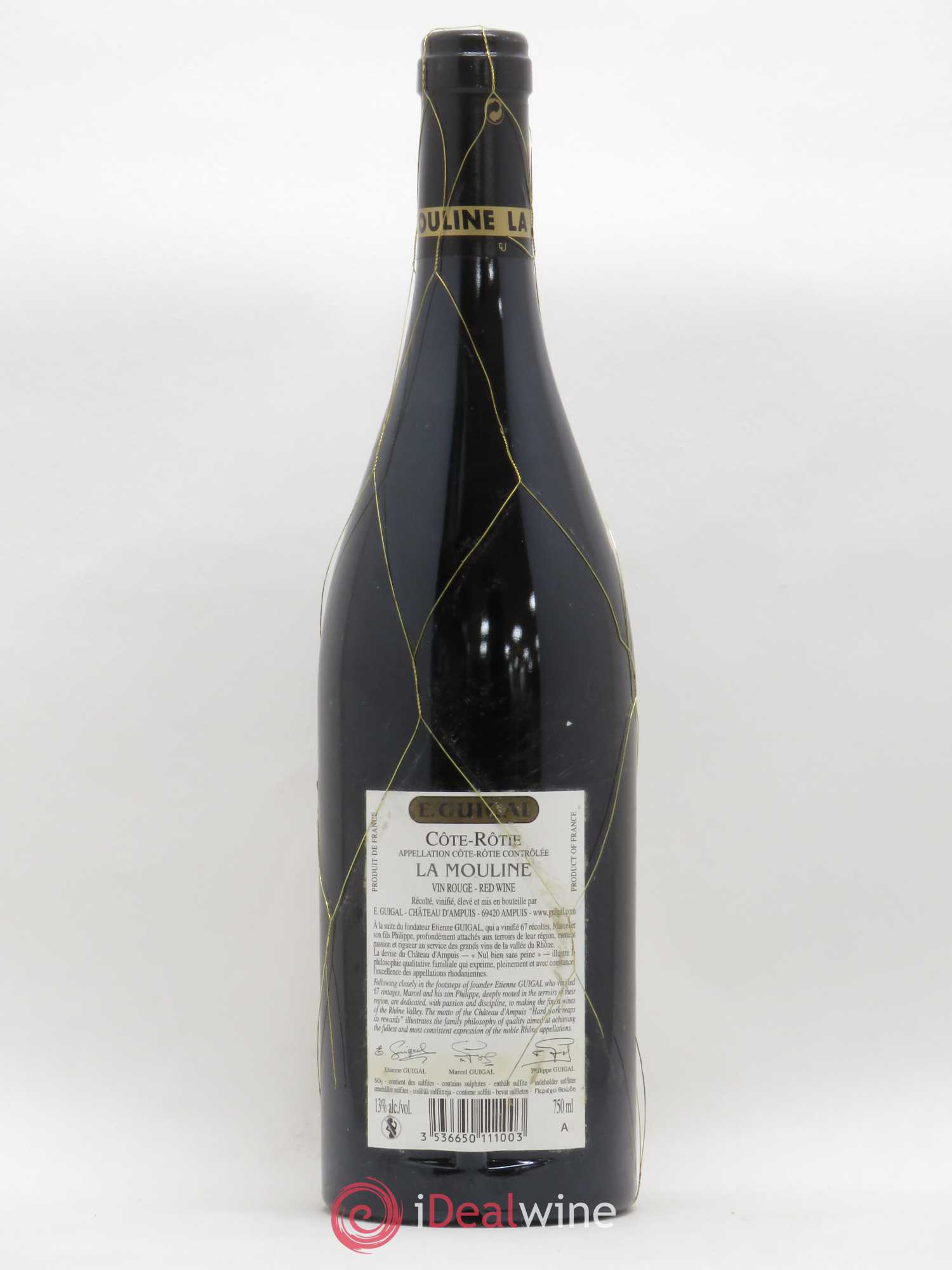 Côte-Rôtie La Mouline Guigal 2010 - Lot de 1 bouteille - 1