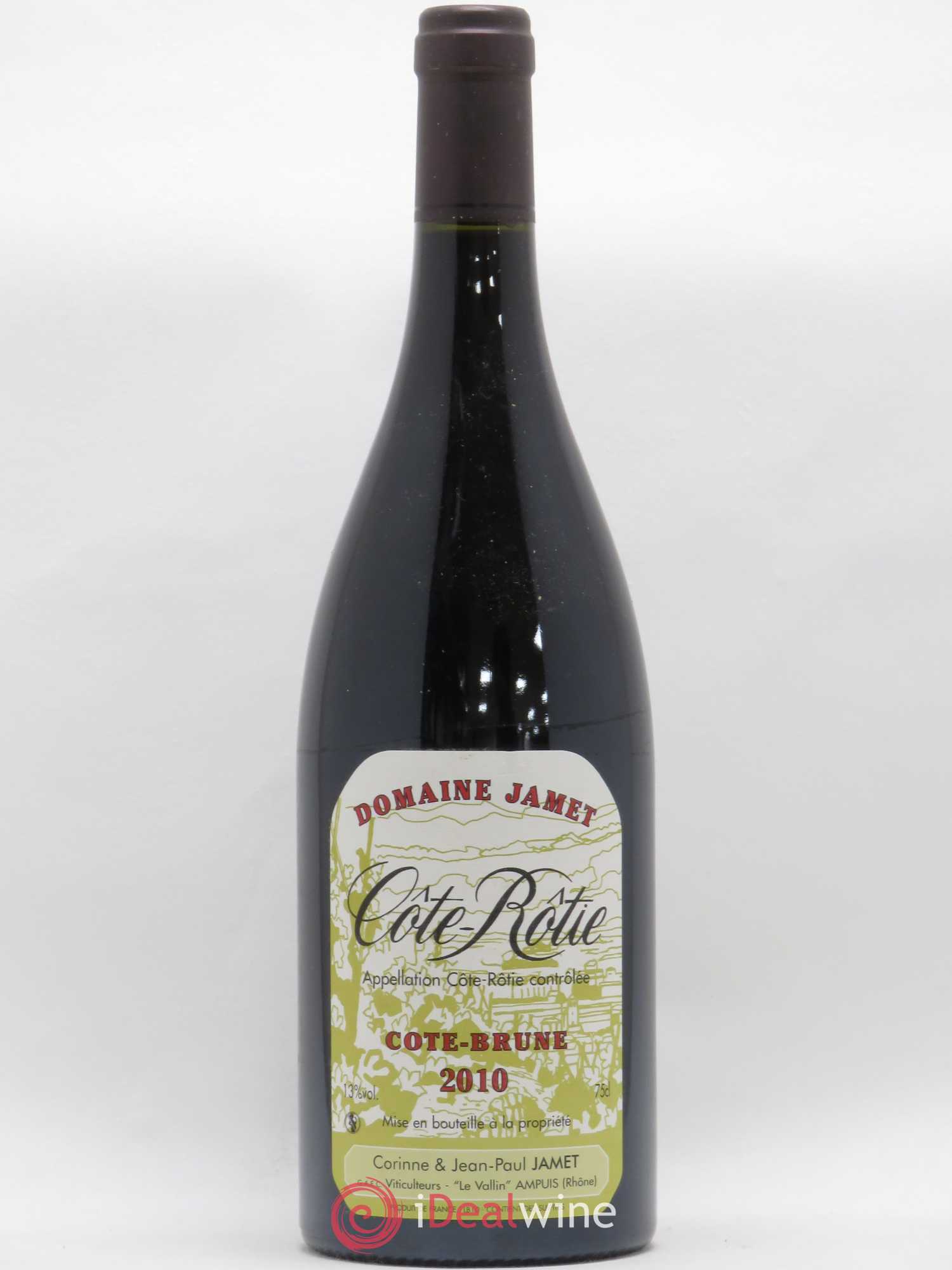Côte-Rôtie Côte Brune Jamet (Domaine) 2010 - Lot de 1 bouteille - 0
