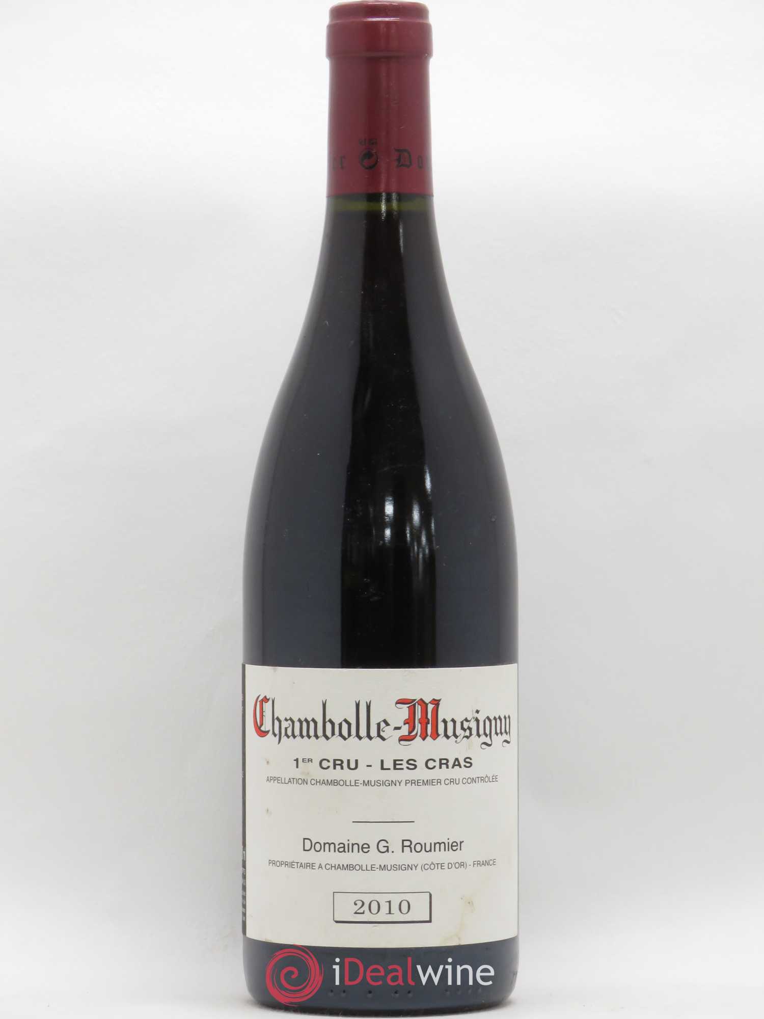 Chambolle-Musigny 1er Cru Les Cras Georges Roumier (Domaine) 2010 - Lot de 1 bouteille - 0