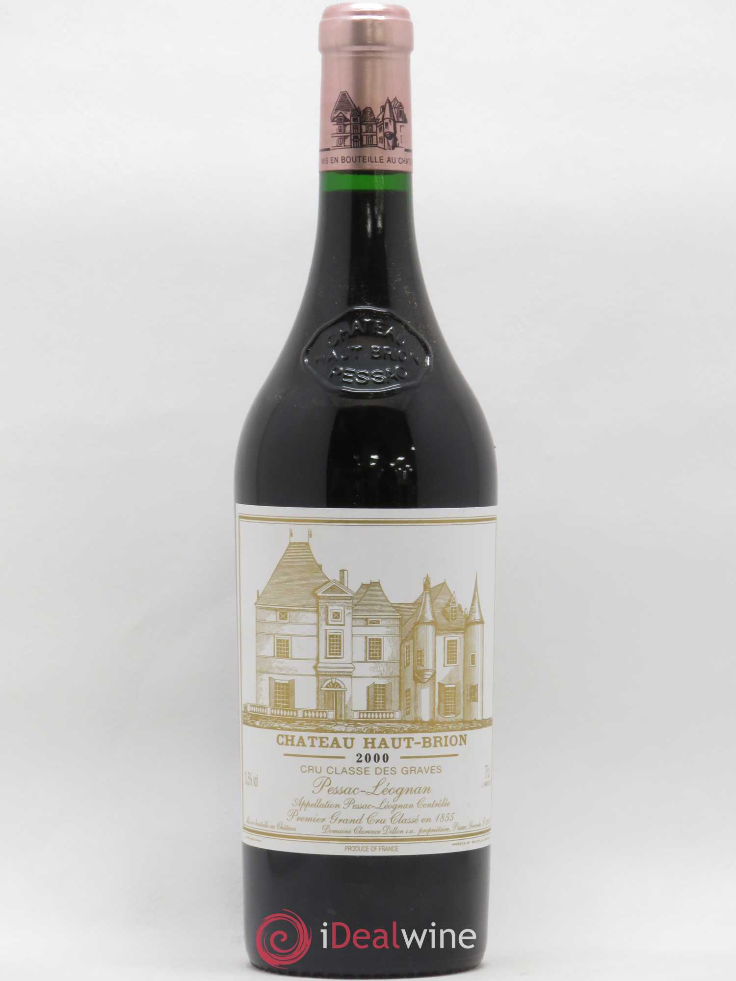 Château Haut Brion 1er Grand Cru Classé 2000 - Lot de 1 bouteille - 0