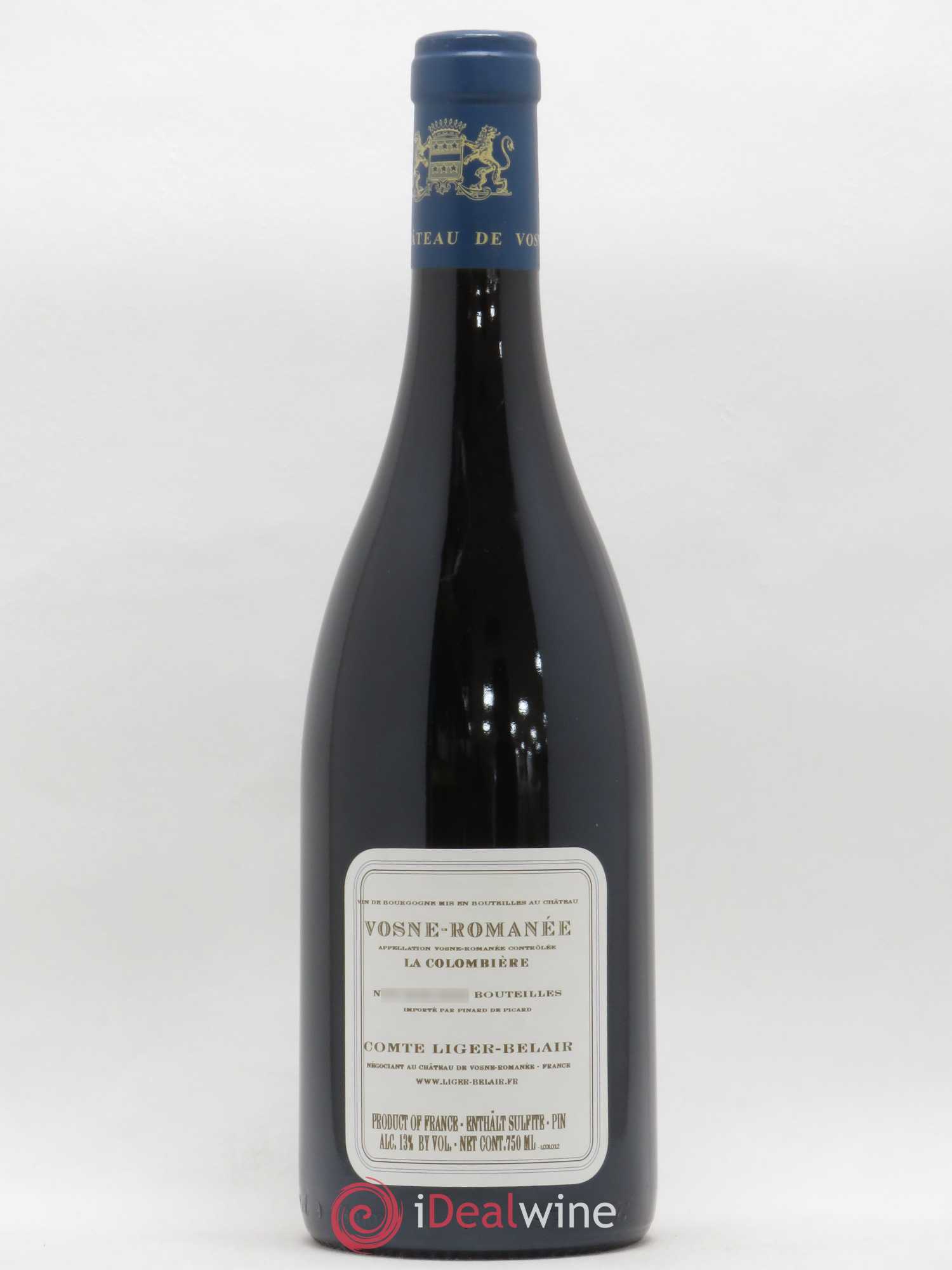 Vosne-Romanée La Colombière Comte Liger-Belair (Domaine du) 2012 - Lot de 1 bouteille - 1