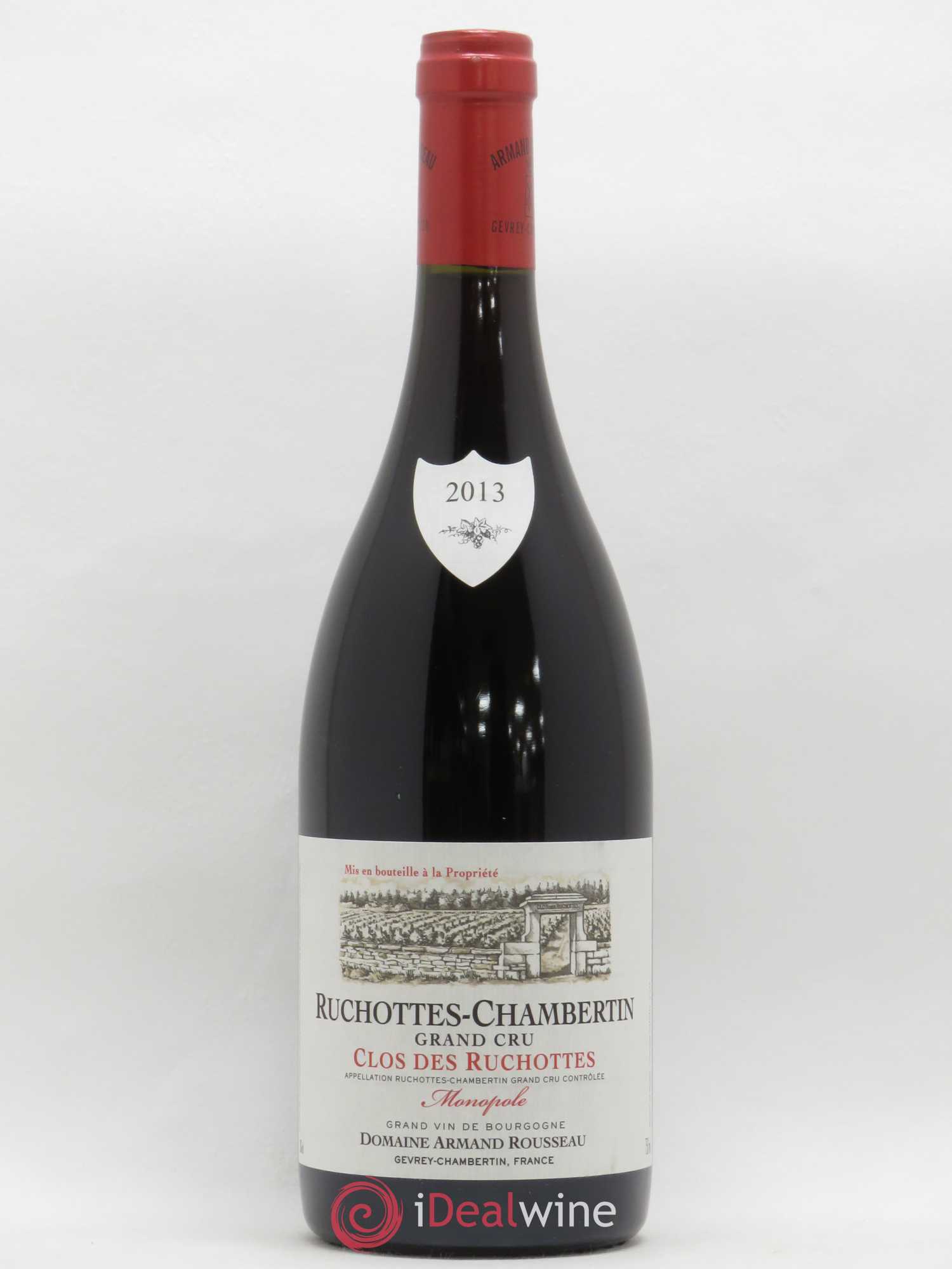 Ruchottes-Chambertin Grand Cru Clos des Ruchottes Armand Rousseau (Domaine) 2013 - Posten von 1 Flasche - 0