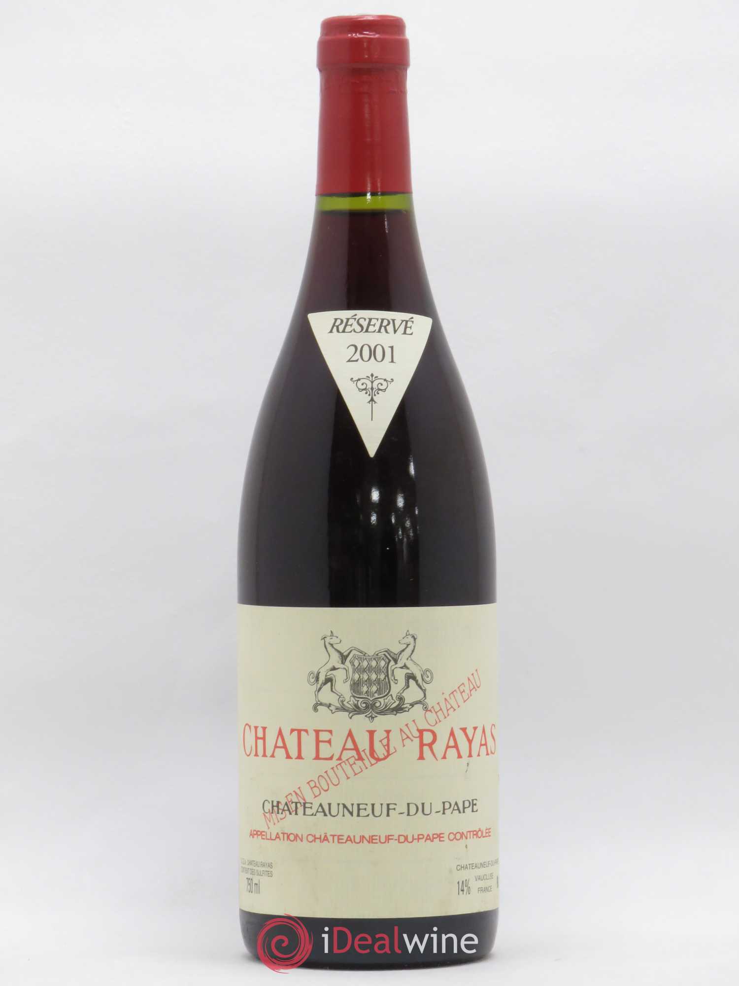 Châteauneuf-du-Pape Château Rayas Emmanuel Reynaud 2001 - Lot de 1 bouteille - 0