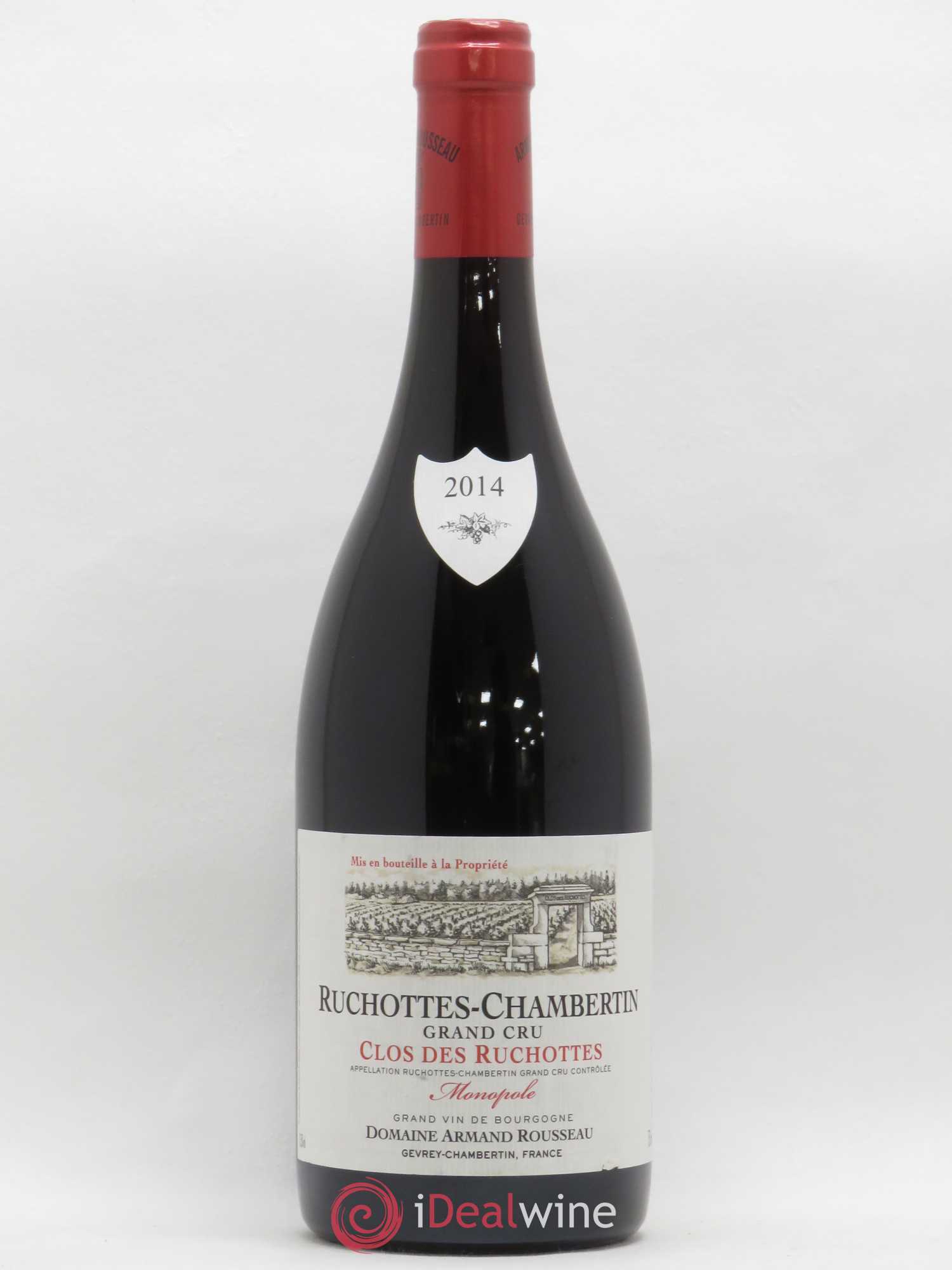 Ruchottes-Chambertin Grand Cru Clos des Ruchottes Armand Rousseau (Domaine) 2014 - Lot of 1 bottle - 0