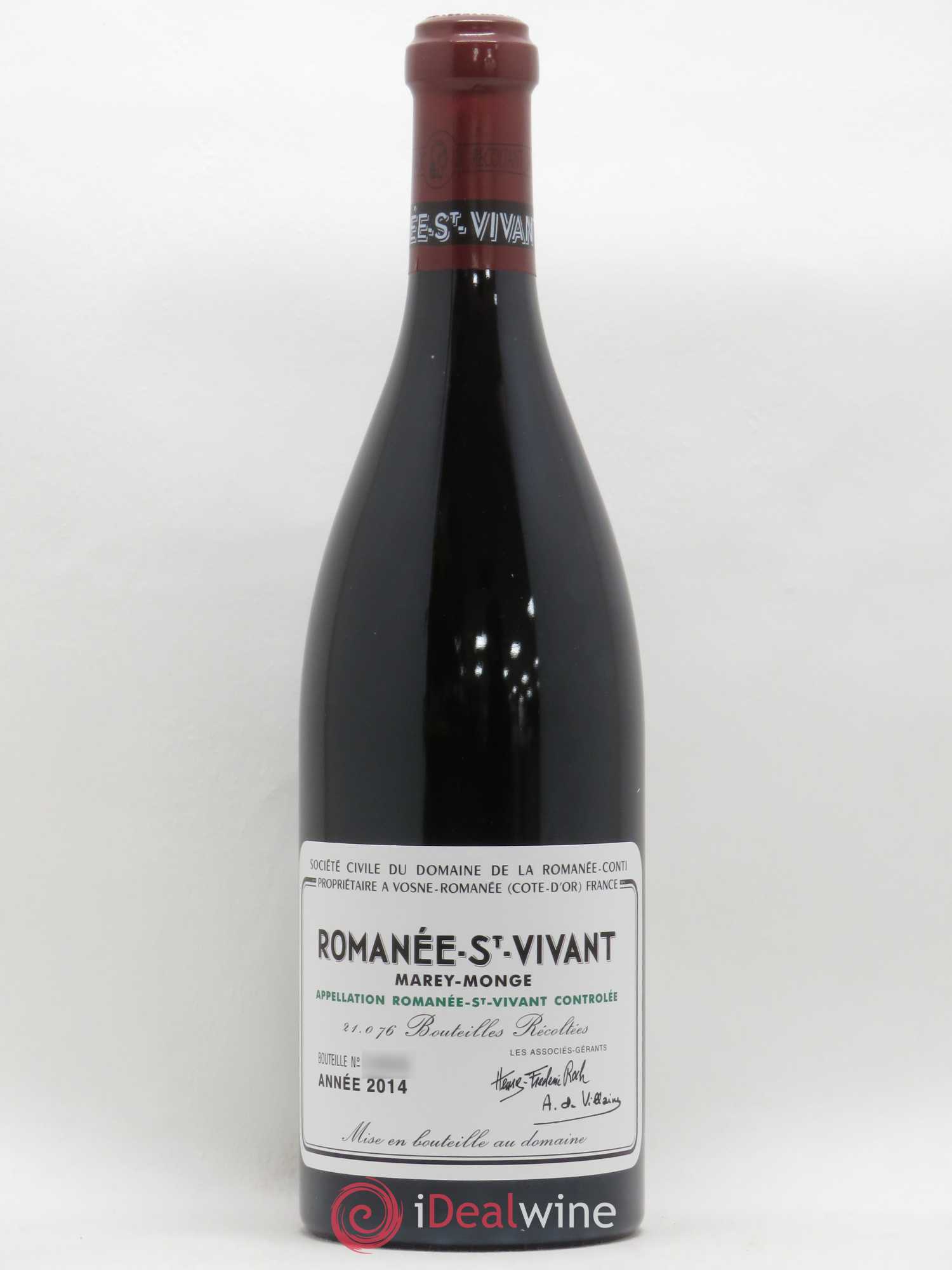 Romanée-Saint-Vivant Grand Cru Domaine de la Romanée-Conti 2014 - Lot de 1 bouteille - 0