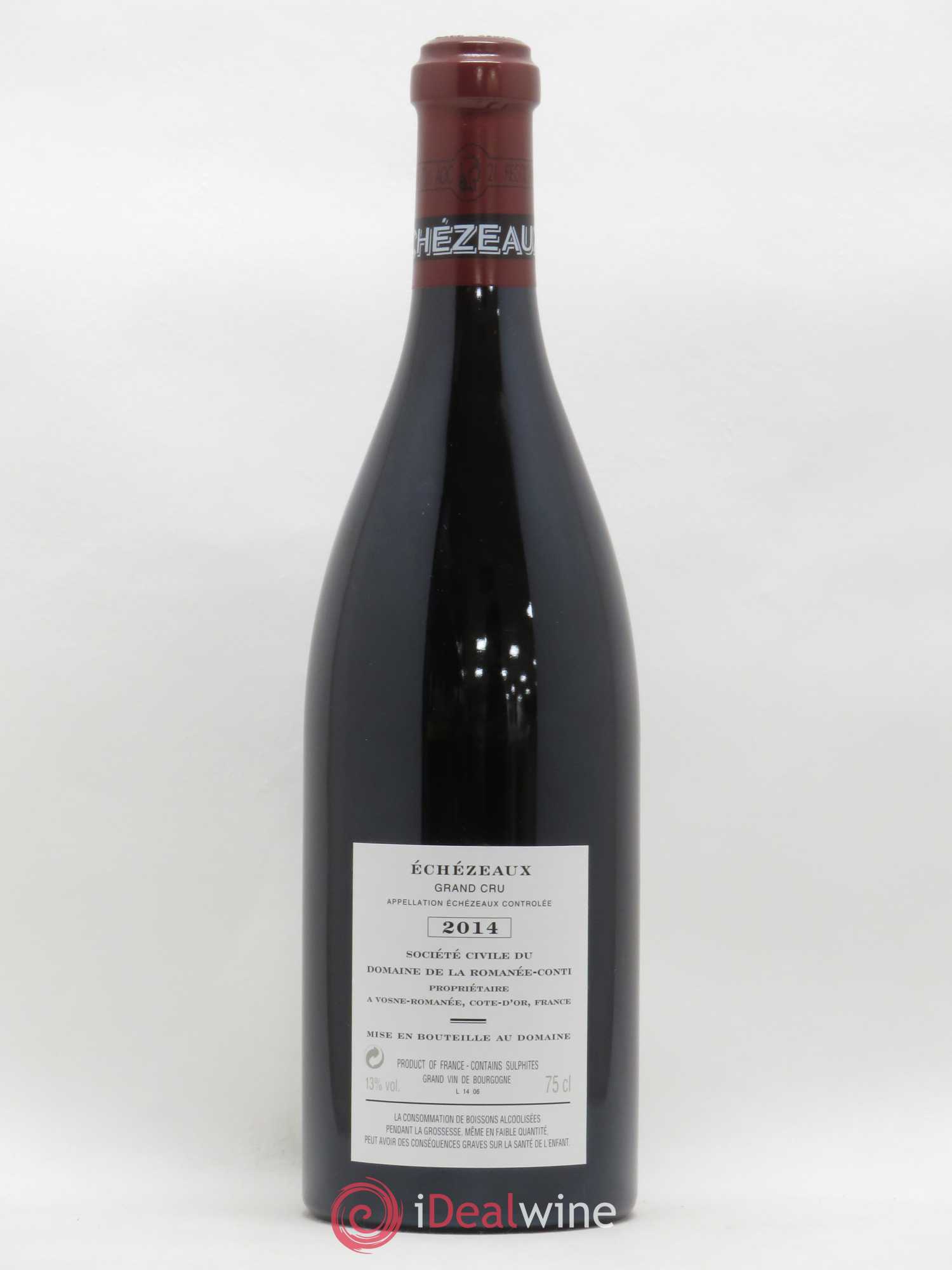 Echezeaux Grand Cru Domaine de la Romanée-Conti 2014 - Lot of 1 bottle - 1