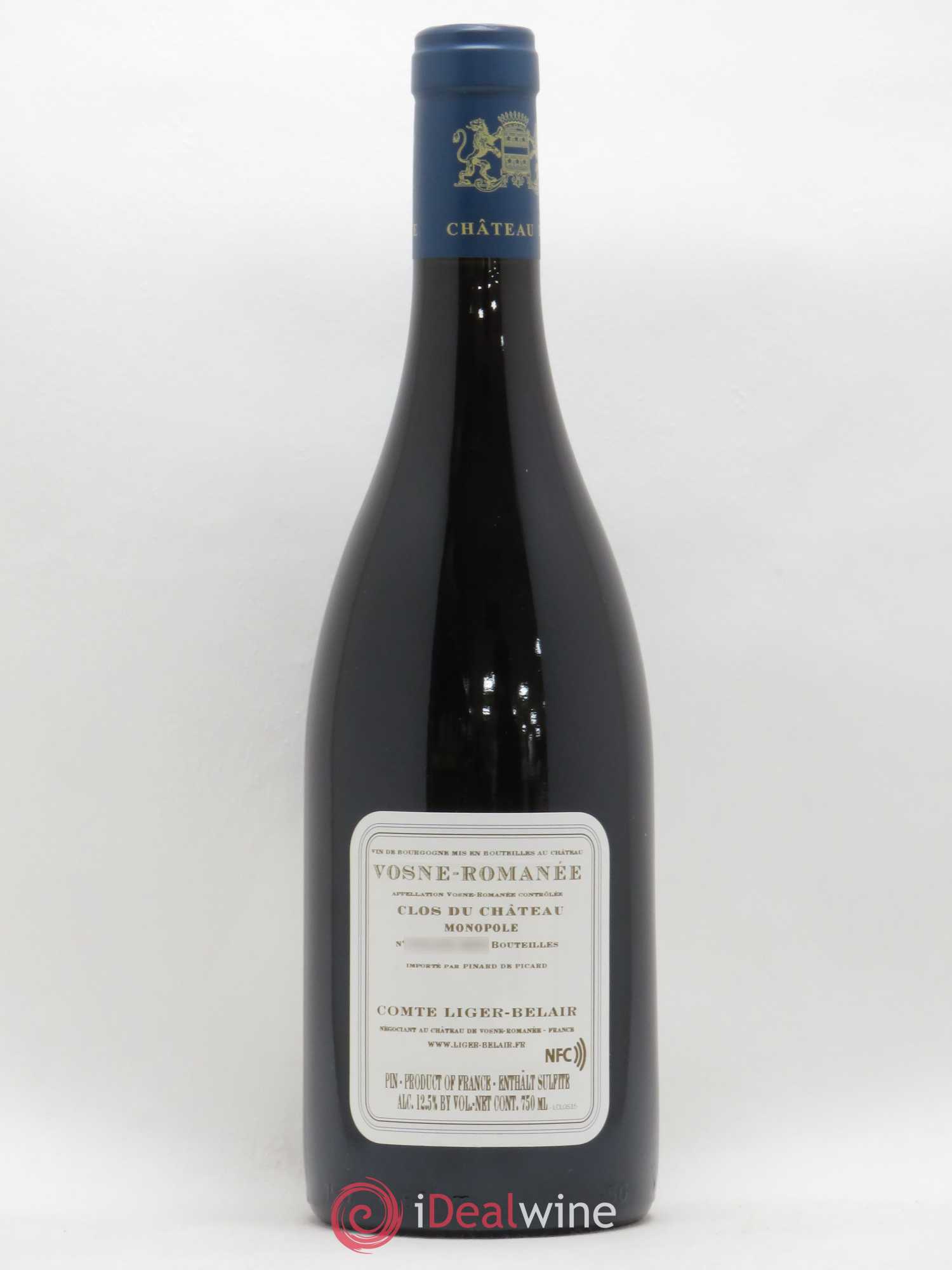 Vosne-Romanée Clos du Château Comte Liger-Belair (Domaine du) 2015 - Lot de 1 bouteille - 1