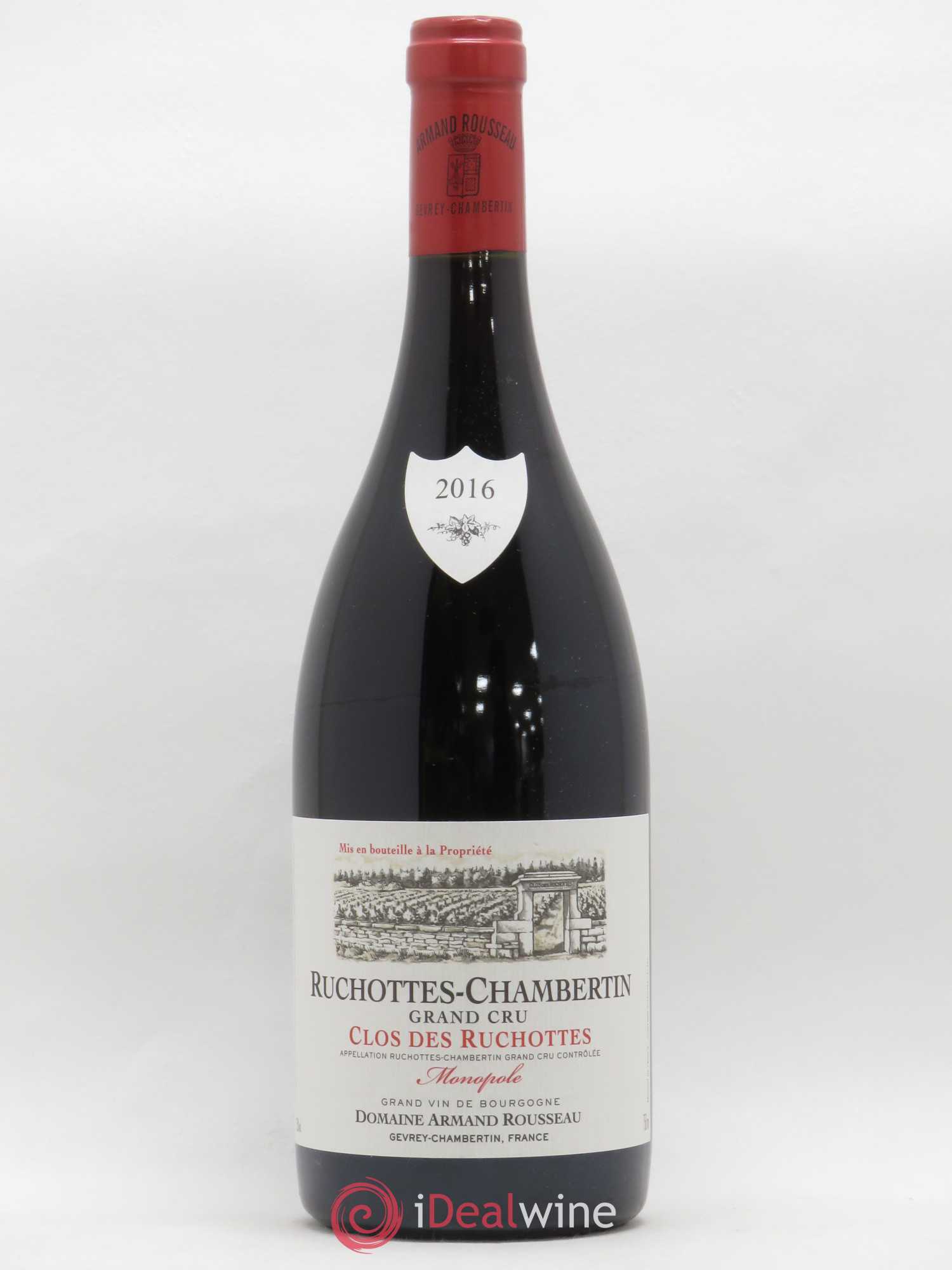 Ruchottes-Chambertin Grand Cru Clos des Ruchottes Armand Rousseau (Domaine) 2016 - Lot de 1 bouteille - 0