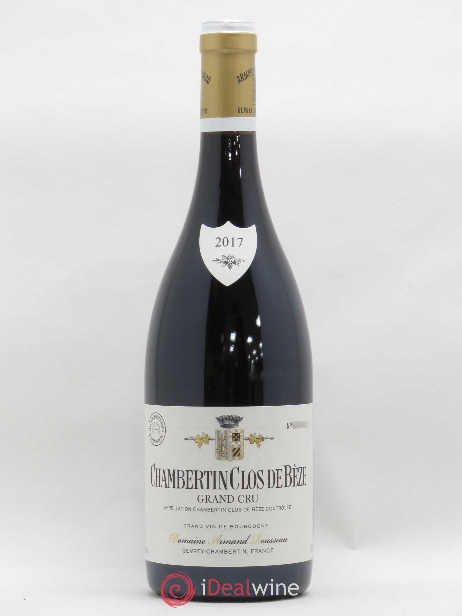 Chambertin Clos de Bèze Grand Cru Armand Rousseau (Domaine) 2017 - Lot de 1 bouteille - 0