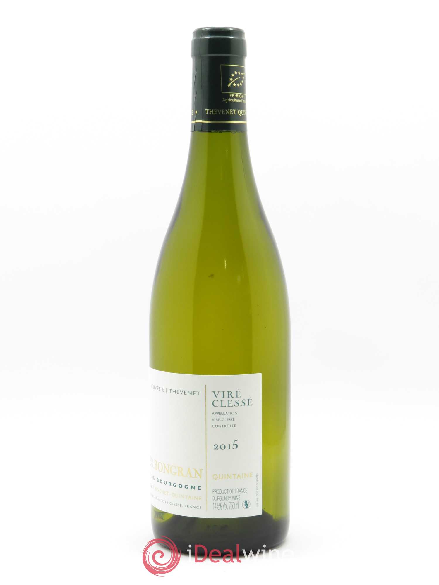 Viré-Clessé Cuvée E.J. Thevenet Domaine de la Bongran (J.Thevenet) 2015 - Lot de 1 bouteille - 1