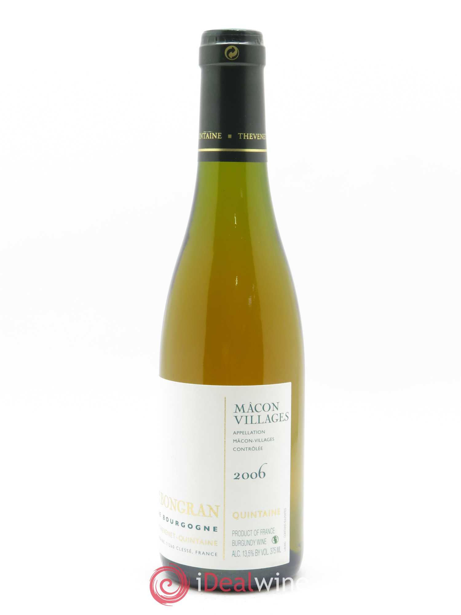 Mâcon Cuvée Botrytis Domaine de la Bongran (J.Thevenet) 2006 - Lot de 1 demi bouteille - 1