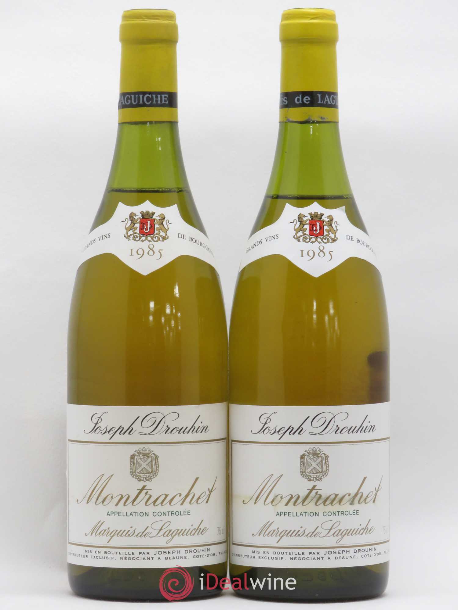 Montrachet Grand Cru Marquis de Laguiche Joseph Drouhin 1985 - Lot de 2 bouteilles - 0