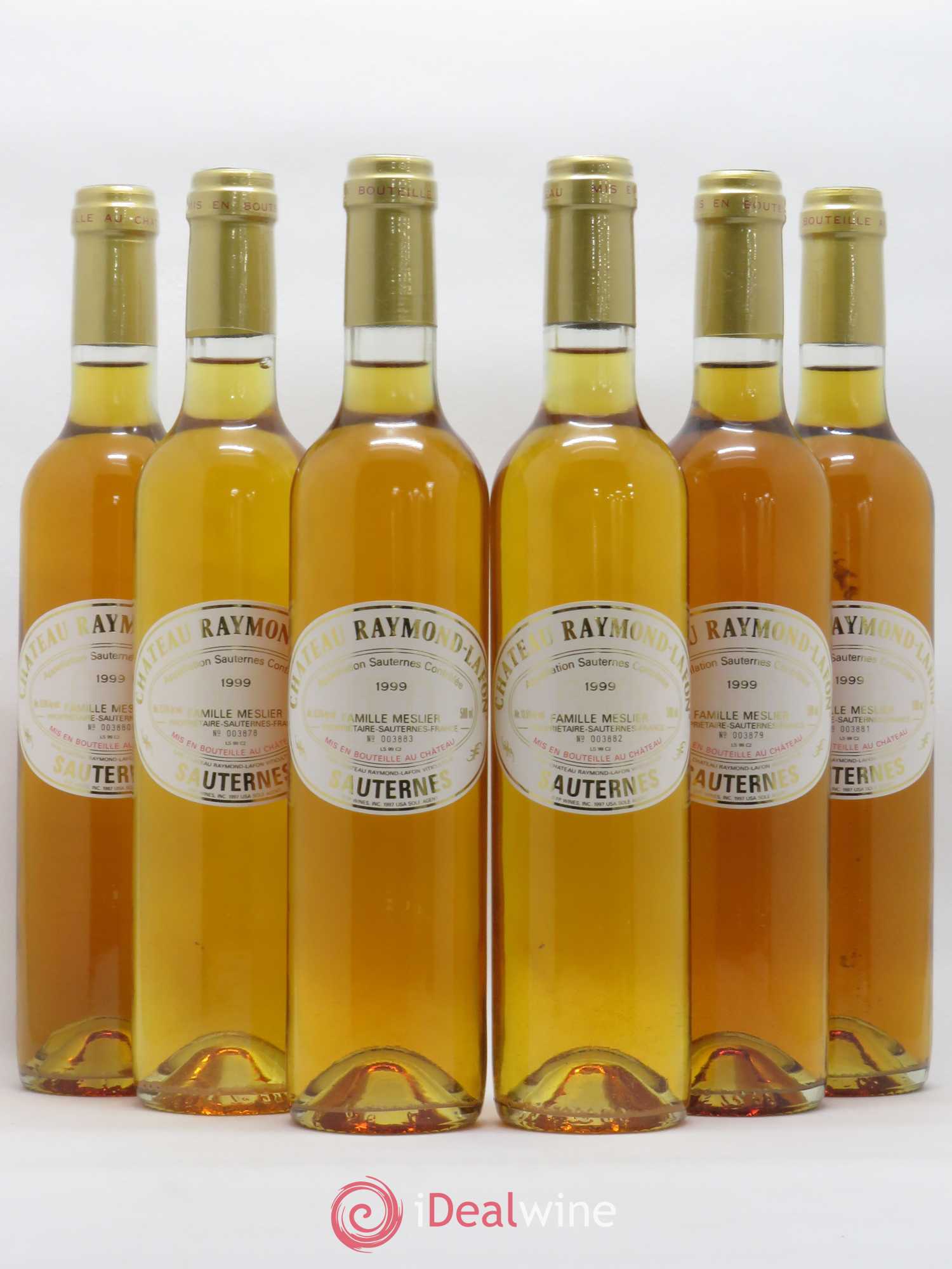 Château Raymond Lafon 1999 - Lotto di 6 bottiglie - 0
