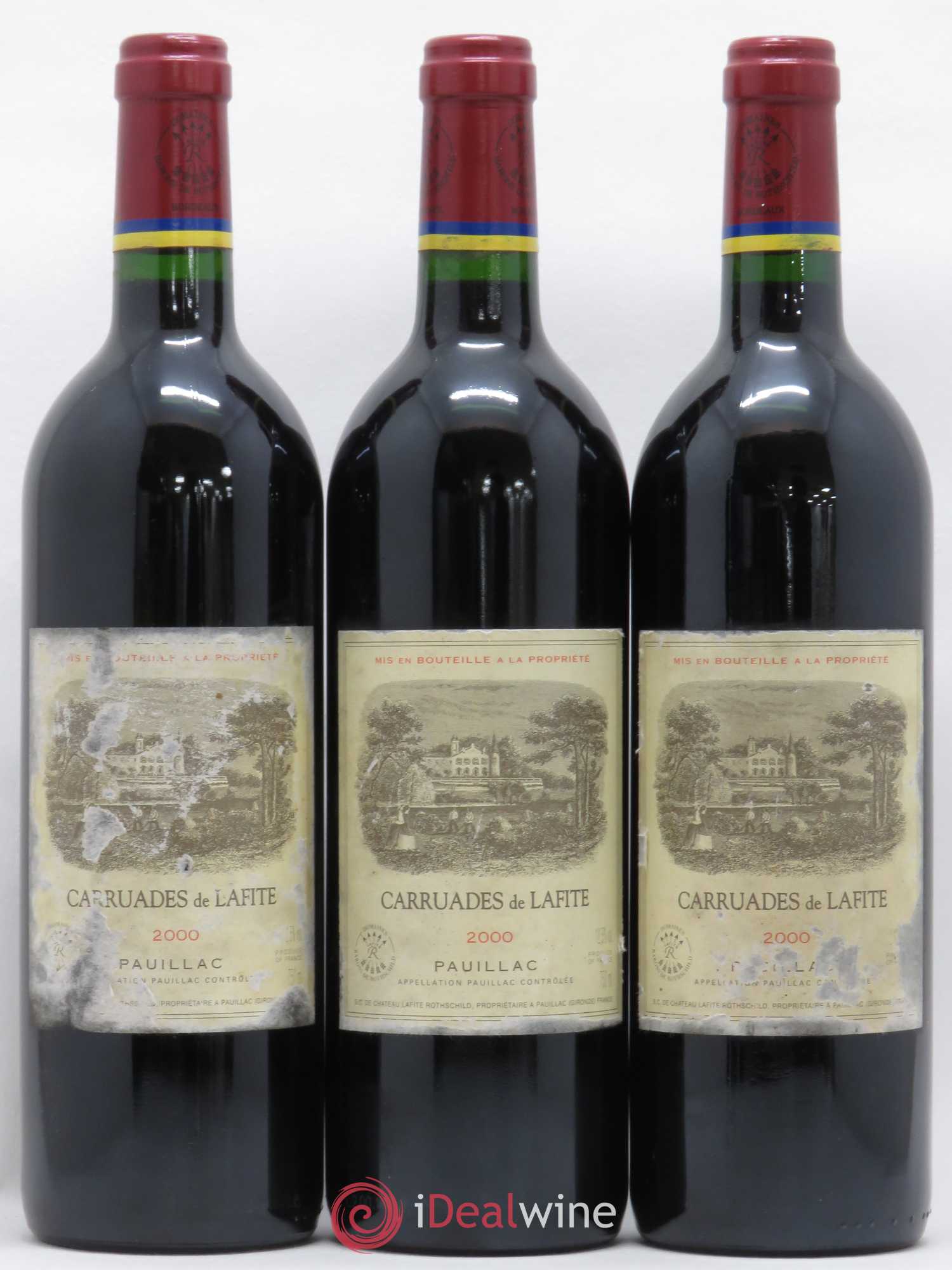 Carruades de Lafite Rothschild Second Vin 2000 - Lot de 12 bouteilles - 1