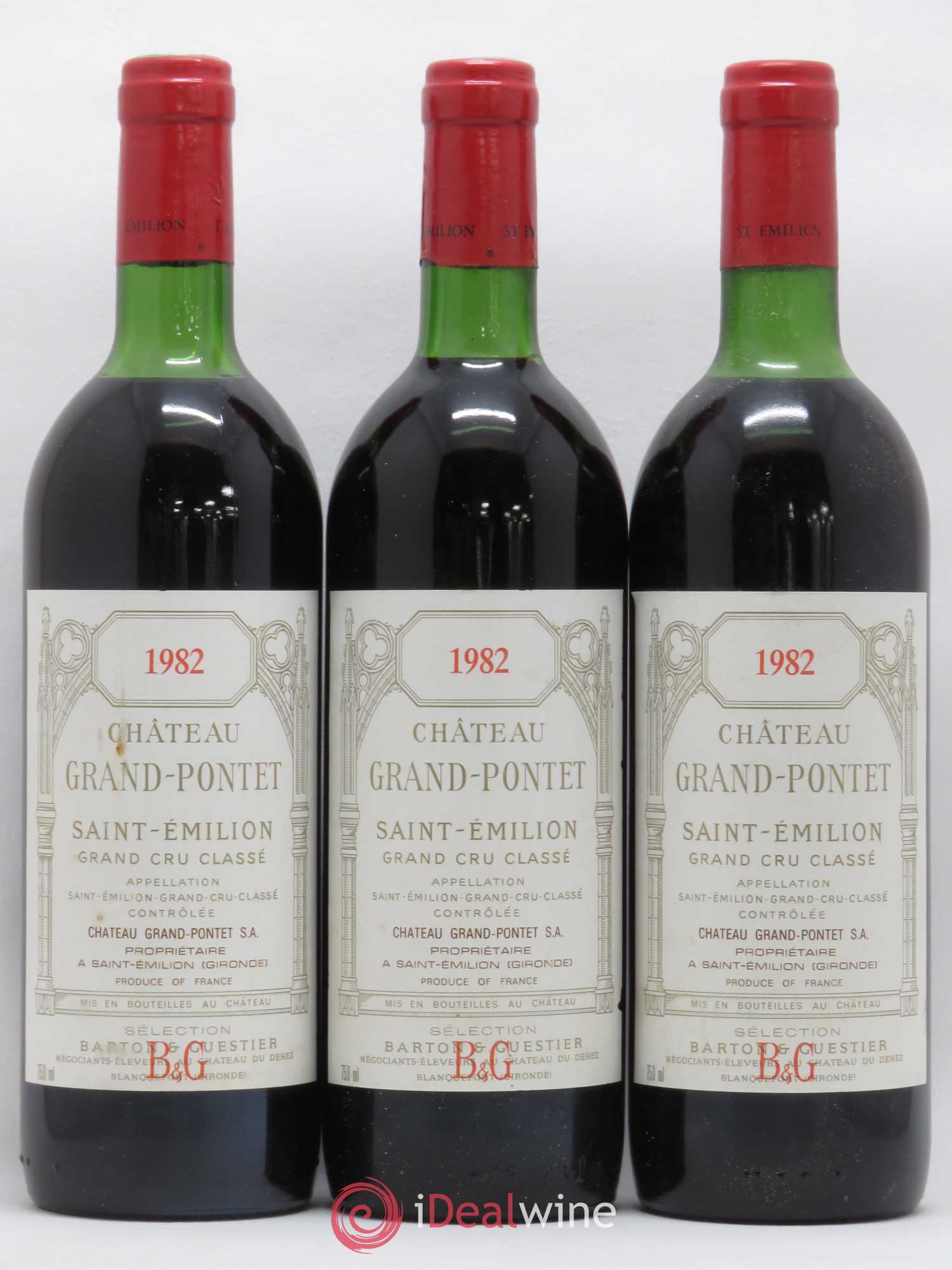 Château Grand Pontet Grand Cru Classé 1982 - Lot de 12 bouteilles - 2