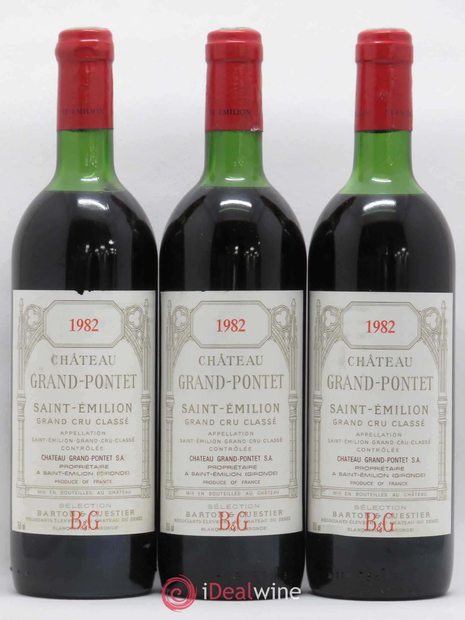 Château Grand Pontet Grand Cru Classé 1982 - Lot de 12 bouteilles - 3