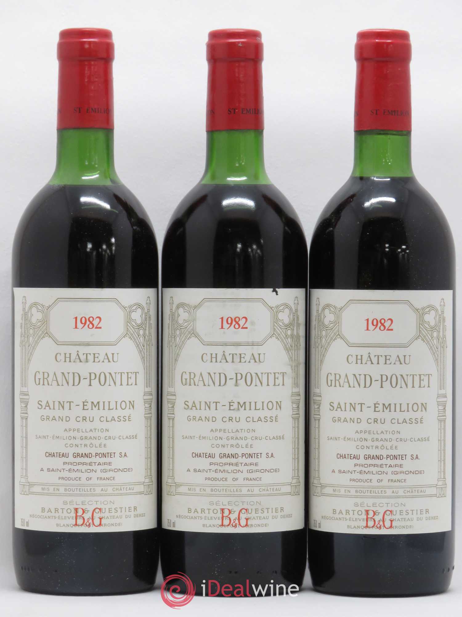 Château Grand Pontet Grand Cru Classé 1982 - Lot de 12 bouteilles - 4