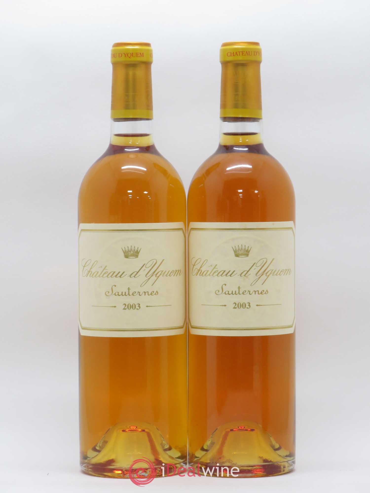 Château d' Yquem 1er Cru Classé Supérieur 2003 - Lotto di 2 bottiglie - 0