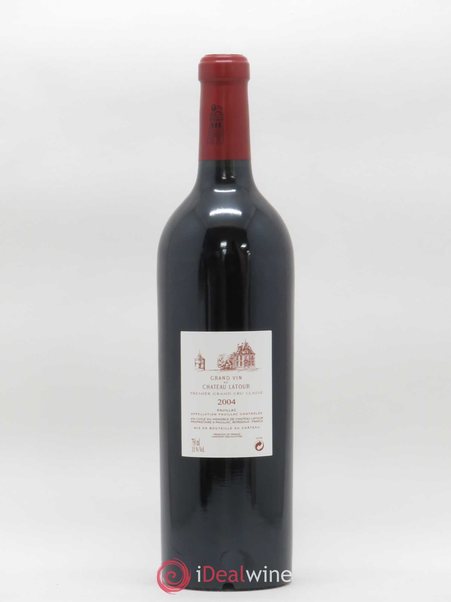 Château Latour 1er Grand Cru Classé 2004 - Lot de 1 bouteille - 1