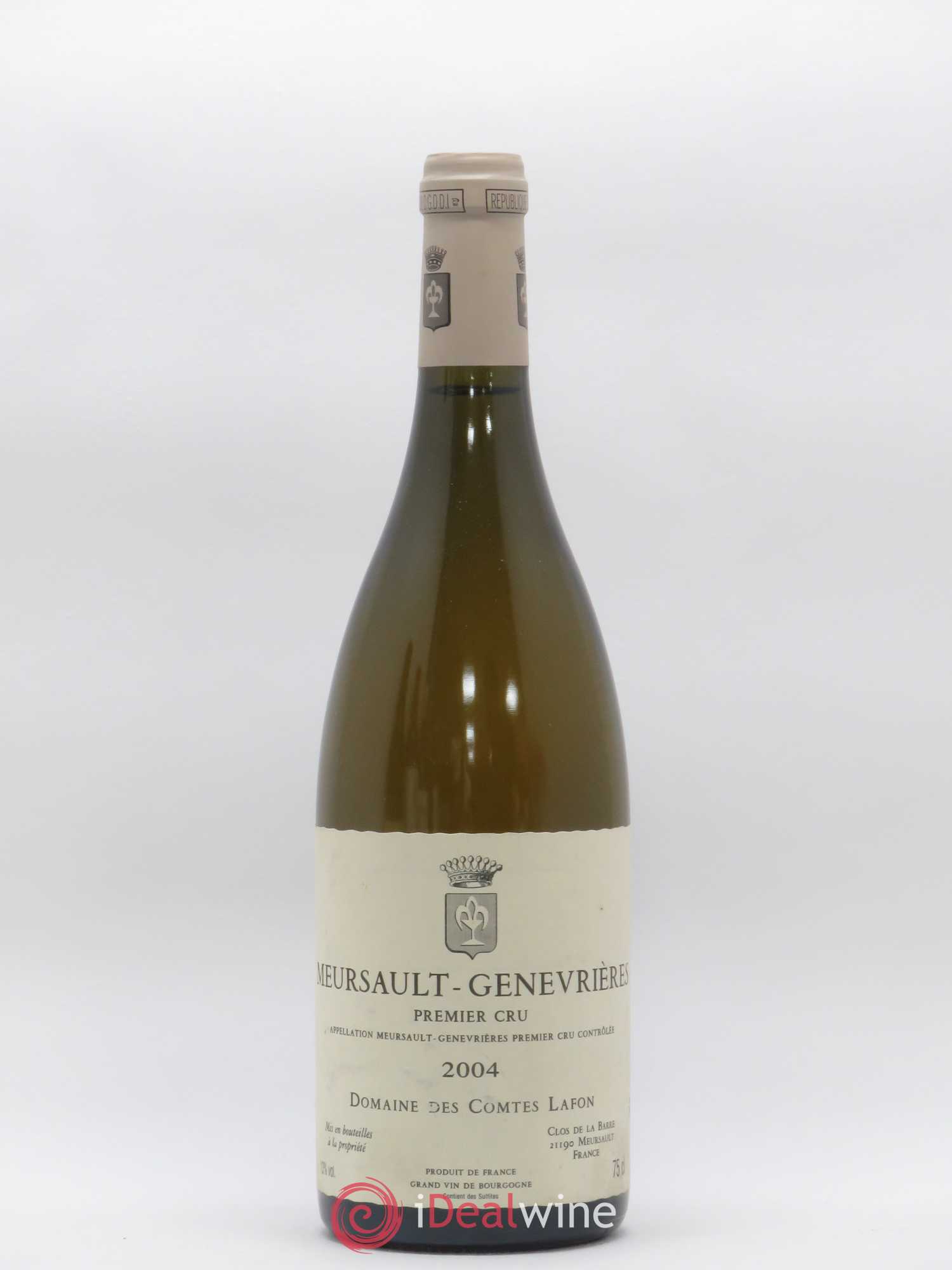 Meursault 1er Cru Genevrières Comtes Lafon (Domaine des) 2004 - Lot de 1 bouteille - 0