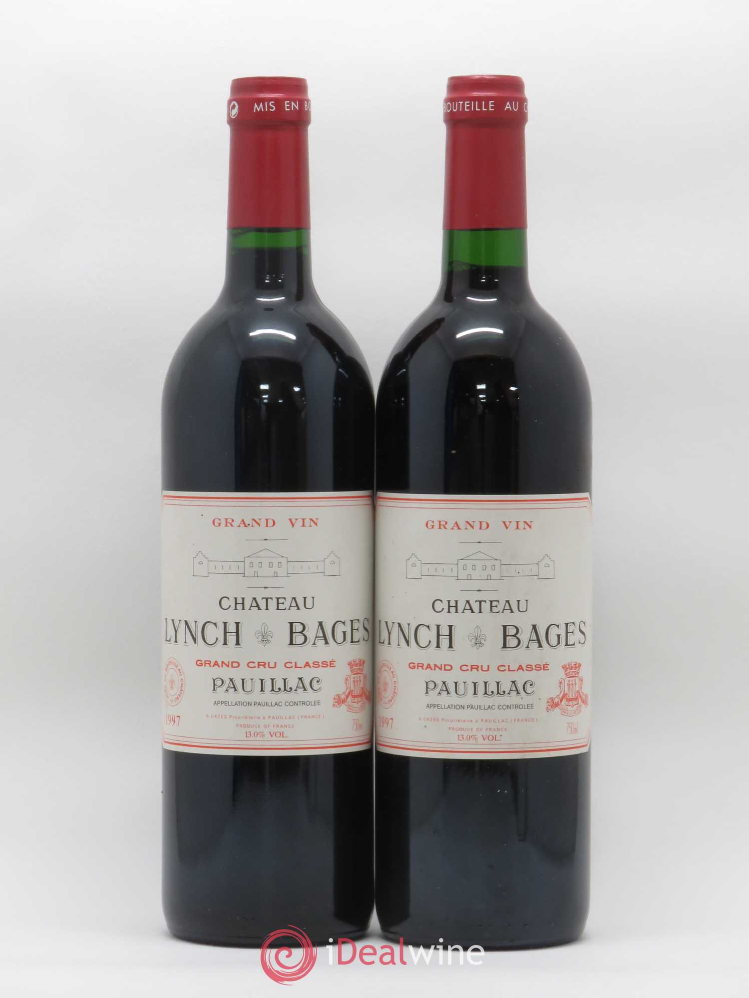Château Lynch Bages 5ème Grand Cru Classé 1997 - Lot de 2 bouteilles - 0