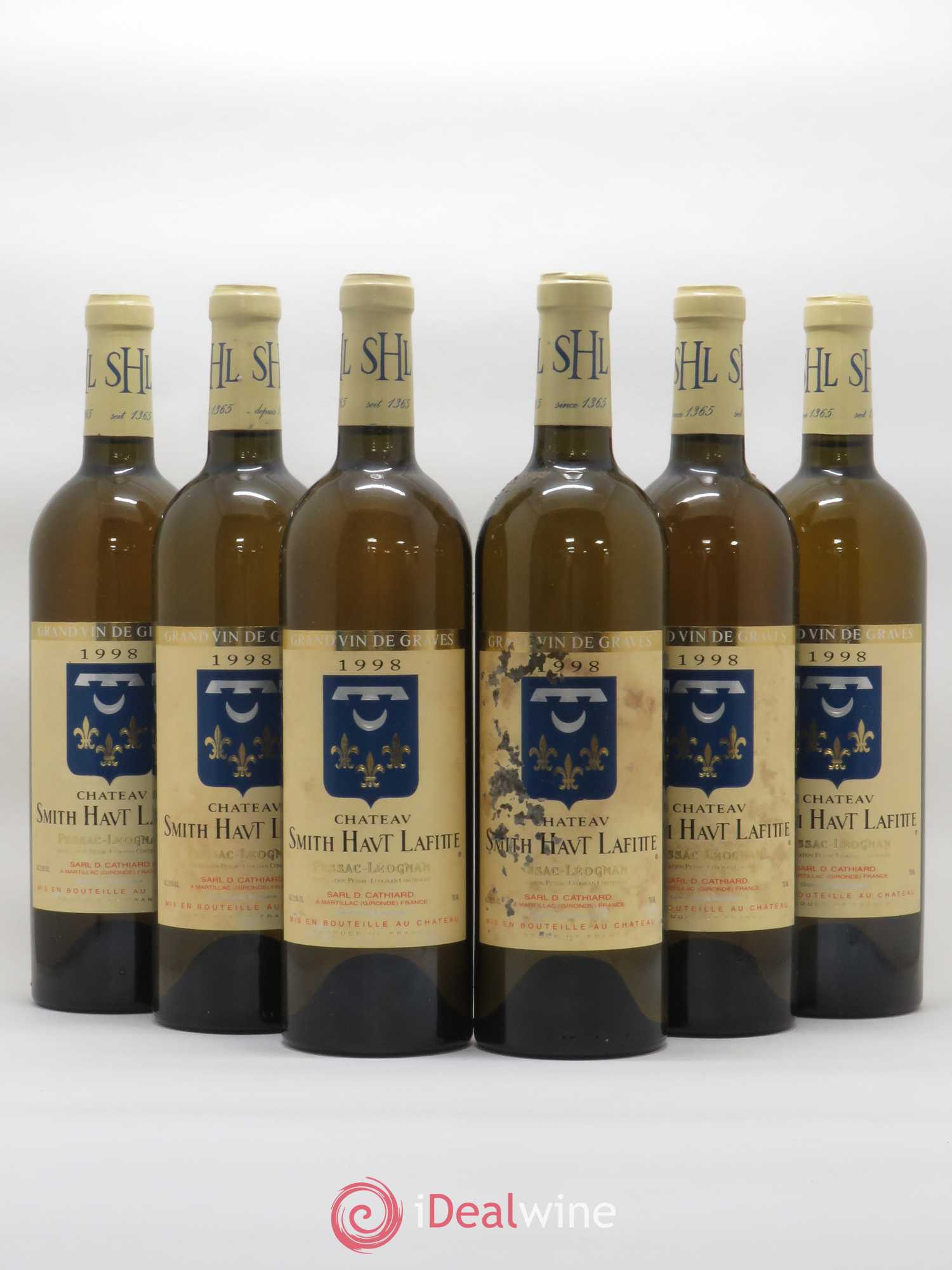 Château Smith Haut Lafitte 1998 - Lot de 6 bouteilles - 0