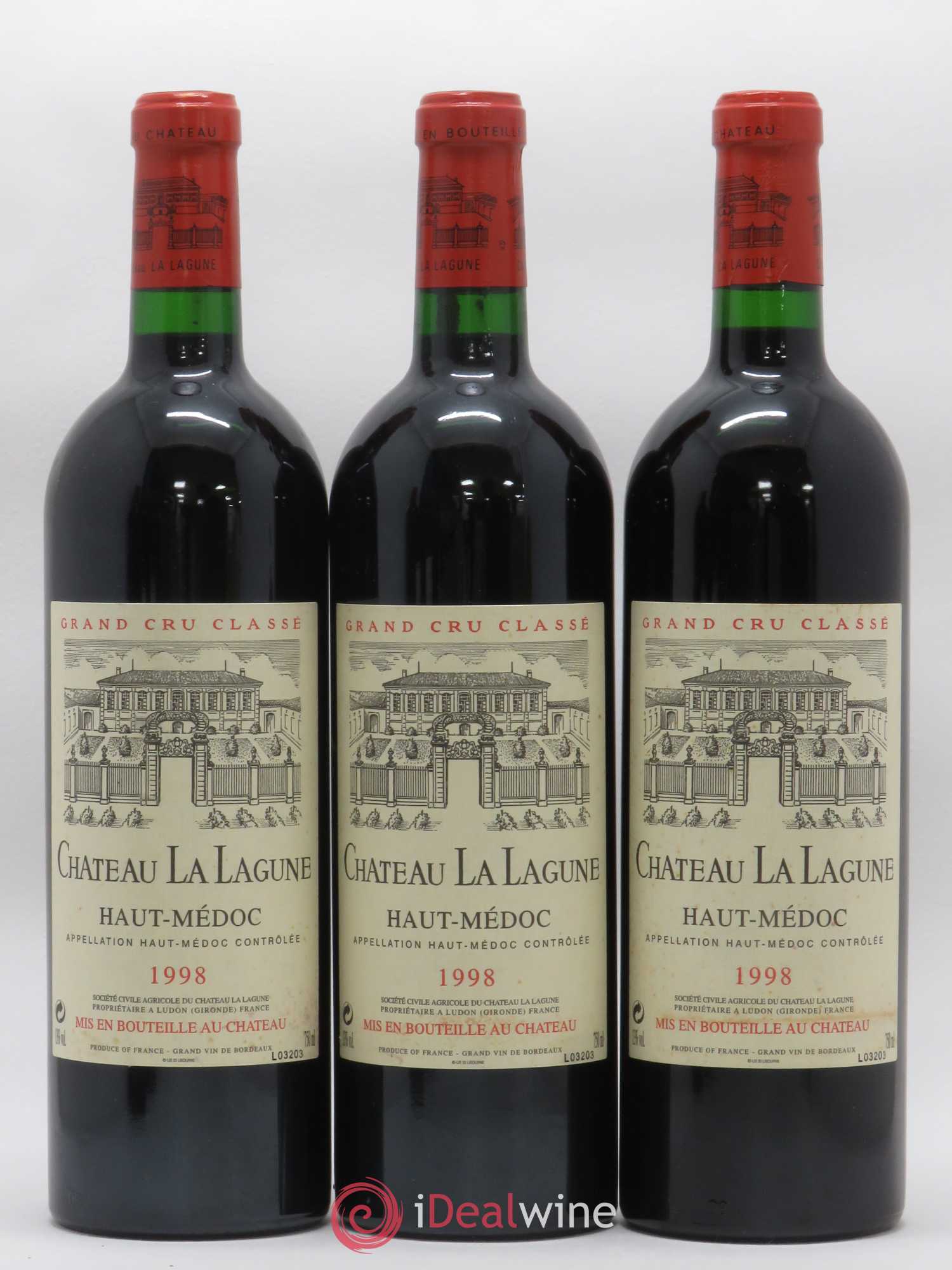 Château la Lagune 3ème Grand Cru Classé 1998 - Lot de 12 bouteilles - 4