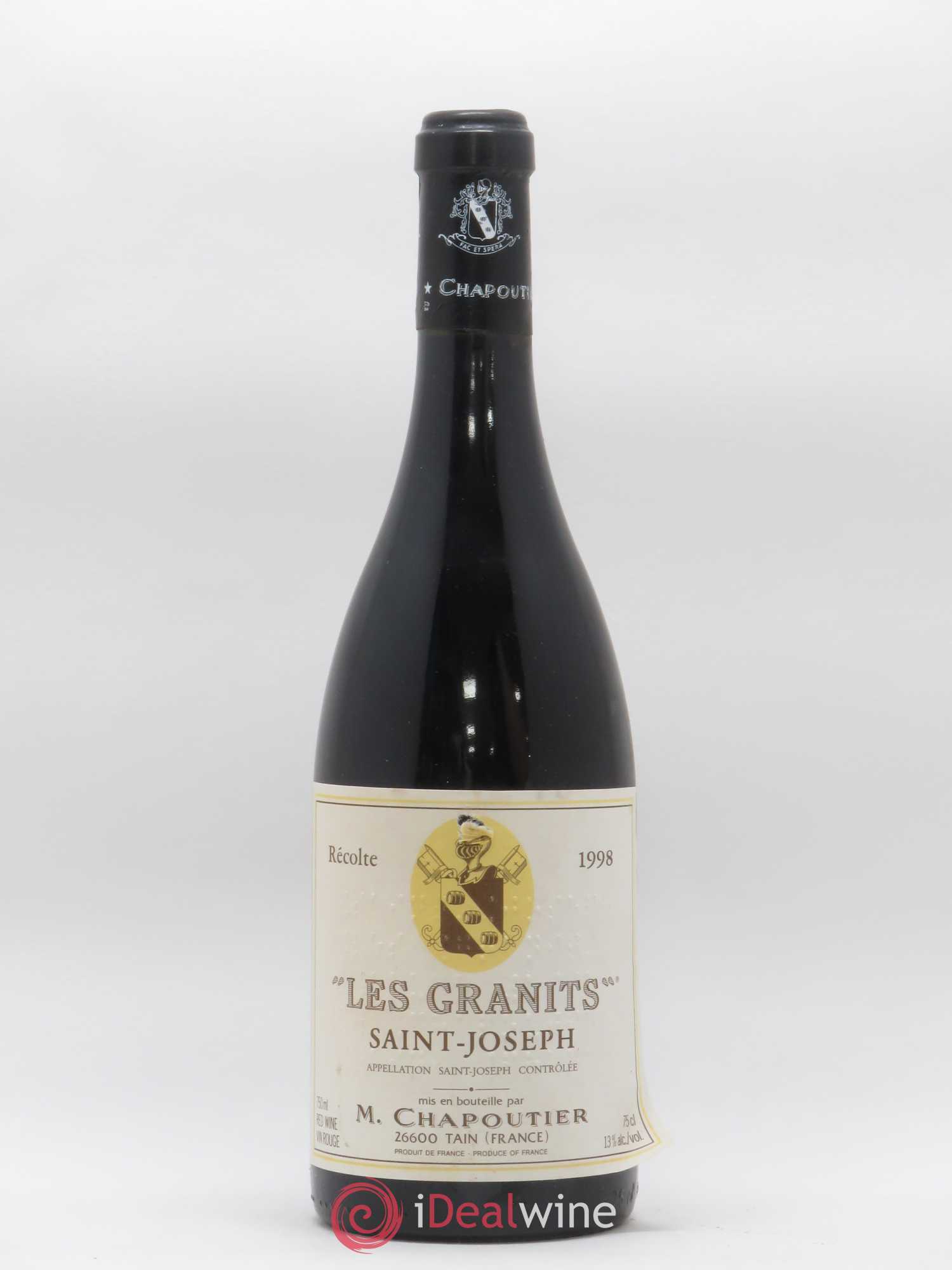 Saint-Joseph Les Granits Chapoutier 1998 - Lot de 1 bouteille - 0