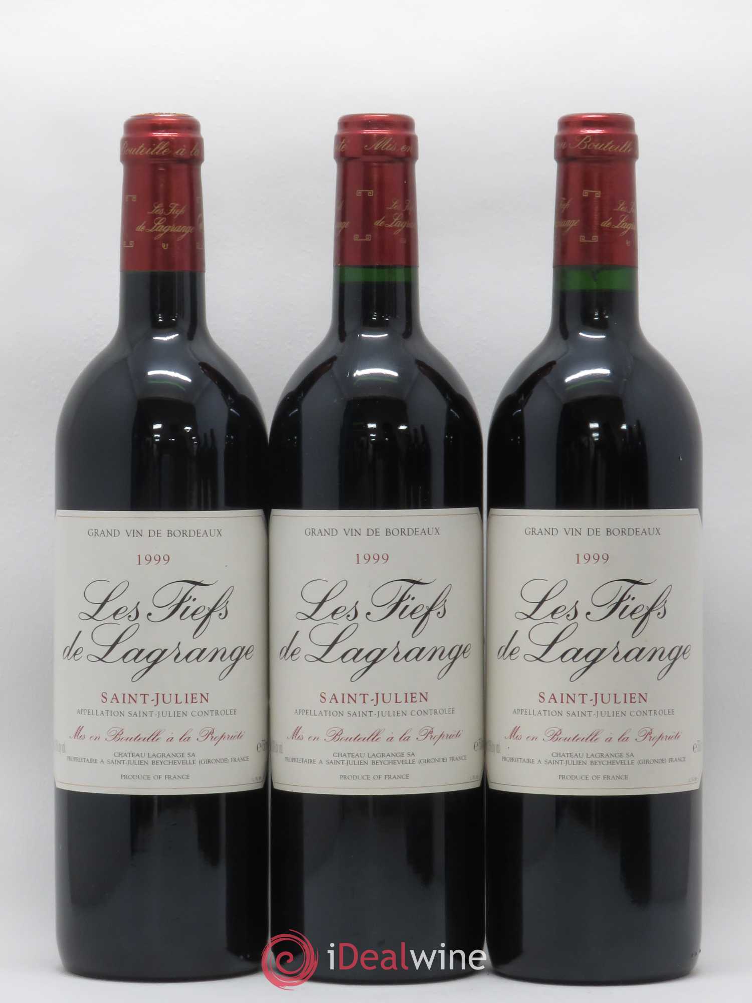 Les Fiefs de Lagrange Second Vin 1999 - Lot de 6 bouteilles - 1