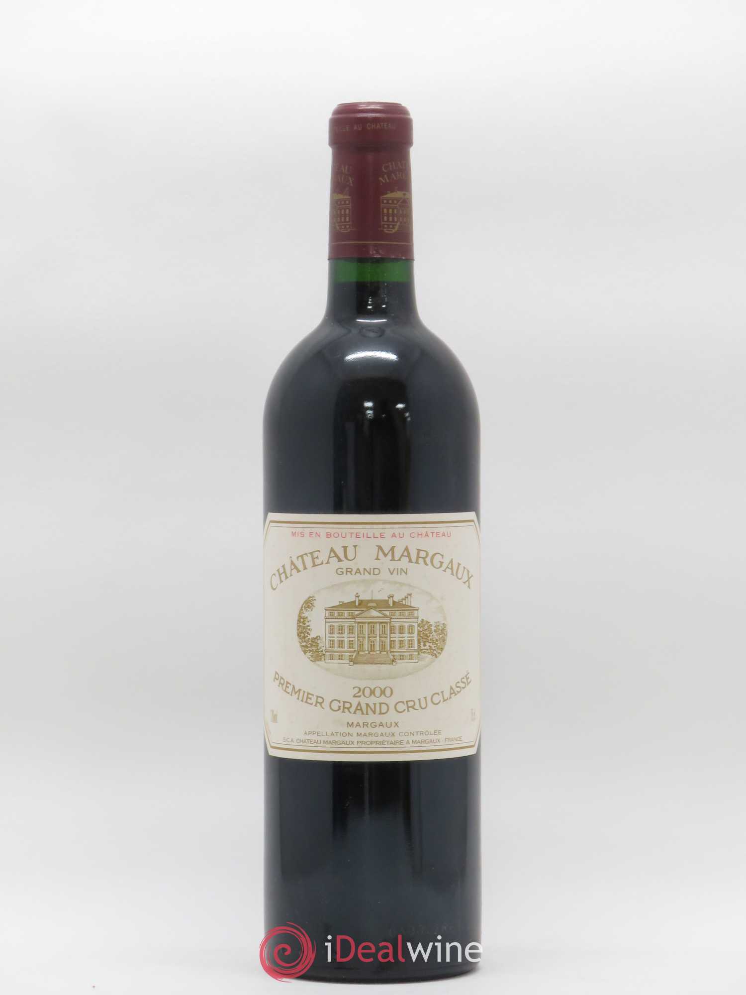 Château Margaux 1er Grand Cru Classé 2000 - Lot de 1 bouteille - 0