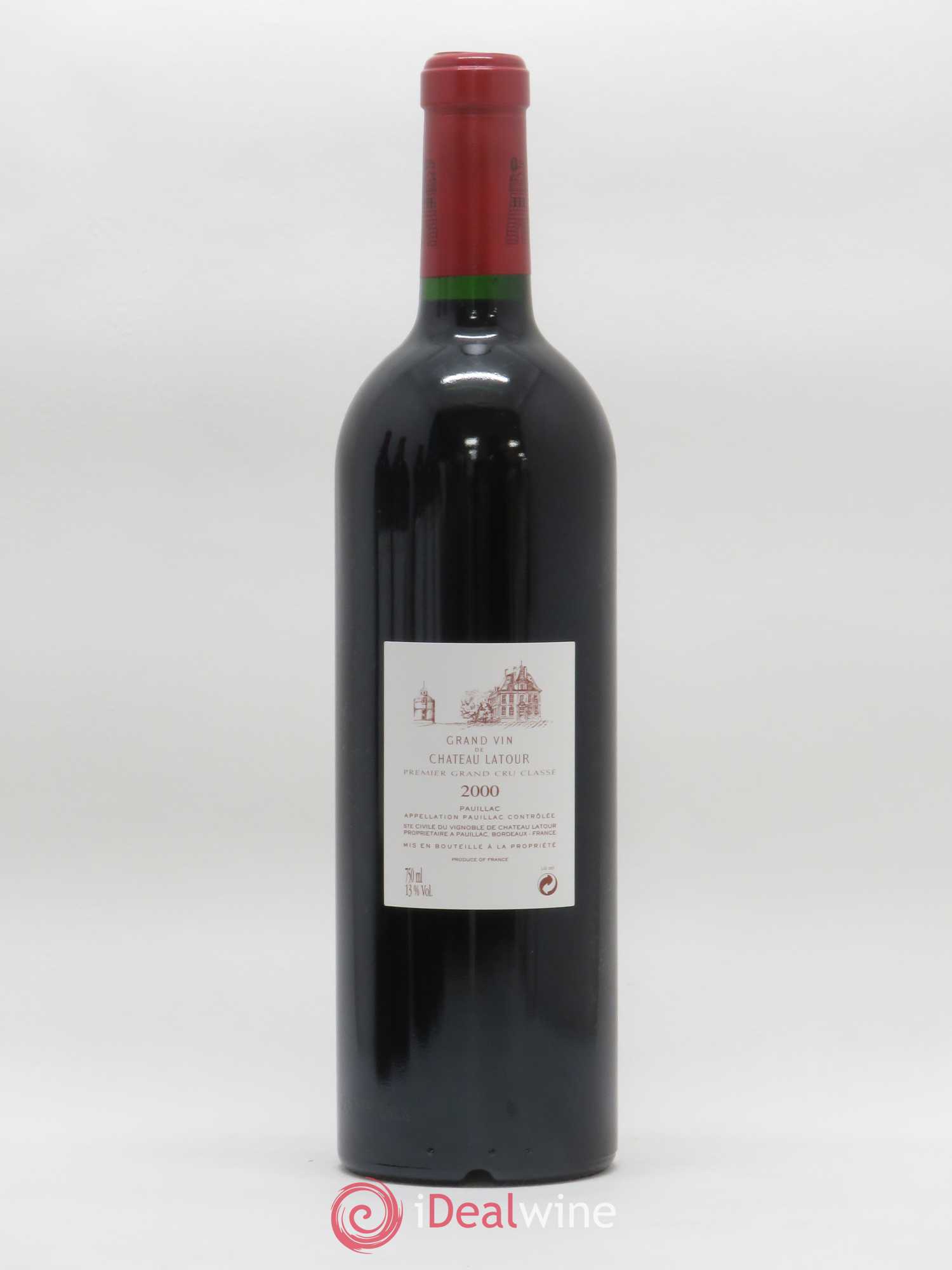 Château Latour 1er Grand Cru Classé 2000 - Lot de 1 bouteille - 1