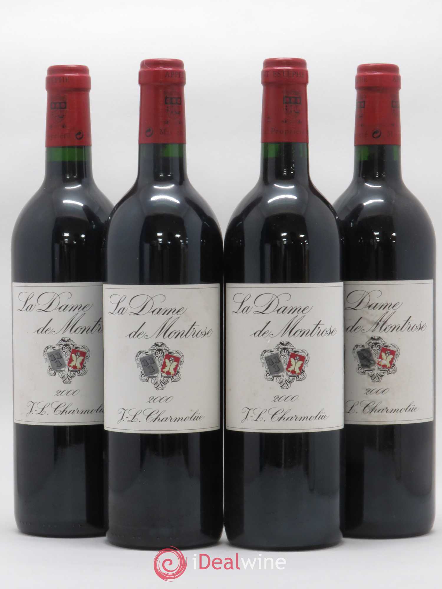 La Dame de Montrose Second Vin 2000 - Lot de 4 bouteilles - 0