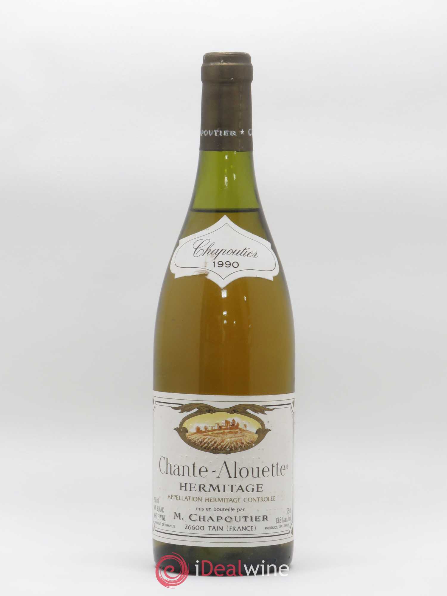 Hermitage Chante Alouette Chapoutier 1990 - Lot de 1 bouteille - 0