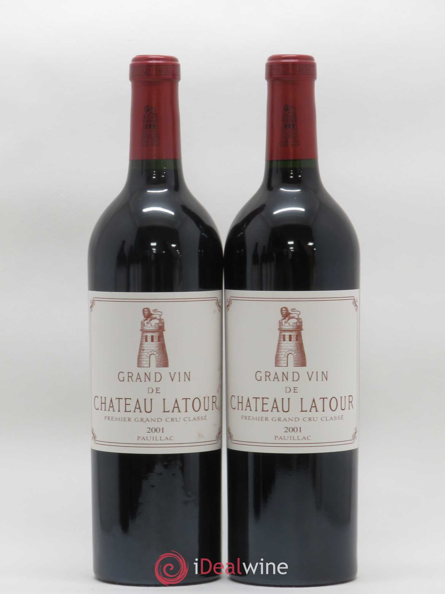Château Latour 1er Grand Cru Classé 2001 - Lot de 2 bouteilles - 0