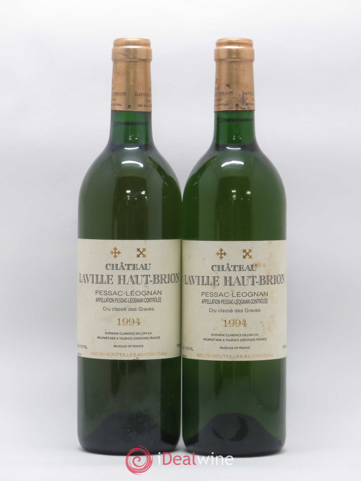 Château Laville Haut-Brion Cru Classé de Graves 1994 - Lot de 2 bouteilles - 0