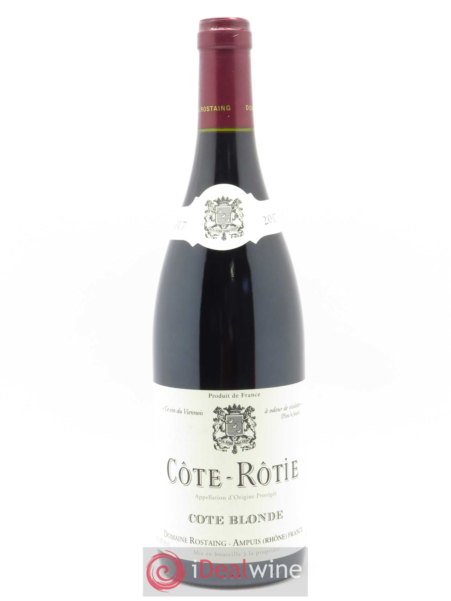 Côte-Rôtie Côte Blonde René Rostaing 2017 - Lot de 1 bouteille - 0