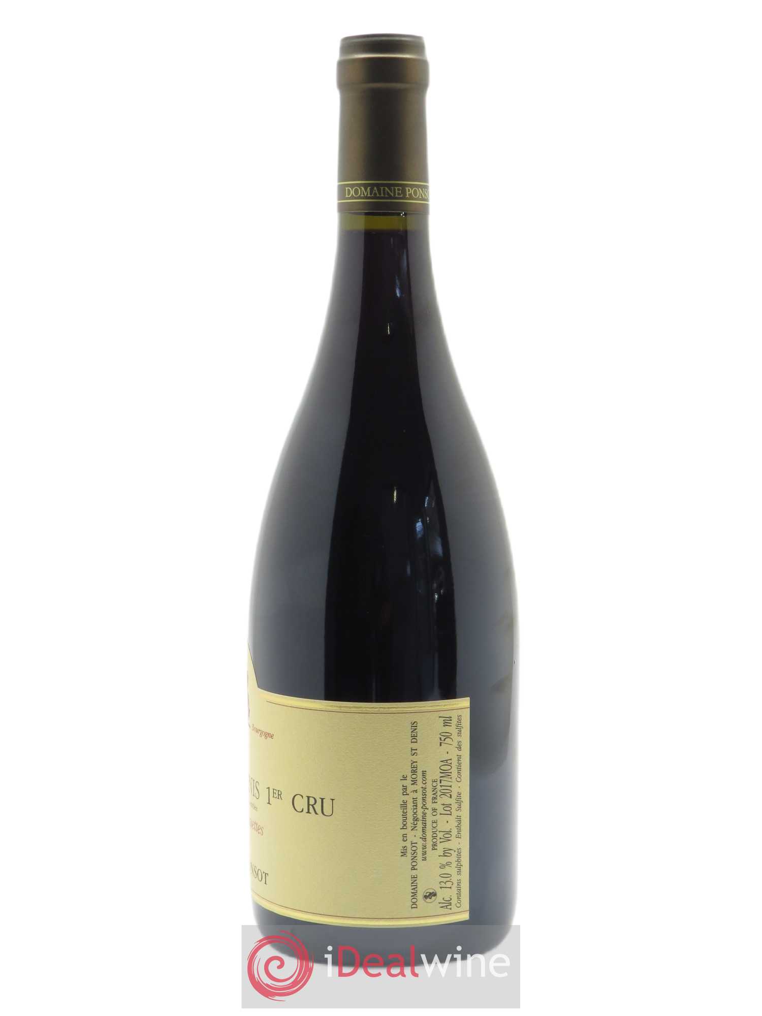 Morey-Saint-Denis 1er Cru Cuvée des Alouettes Ponsot (Domaine) 2017 - Lot de 1 bouteille - 1