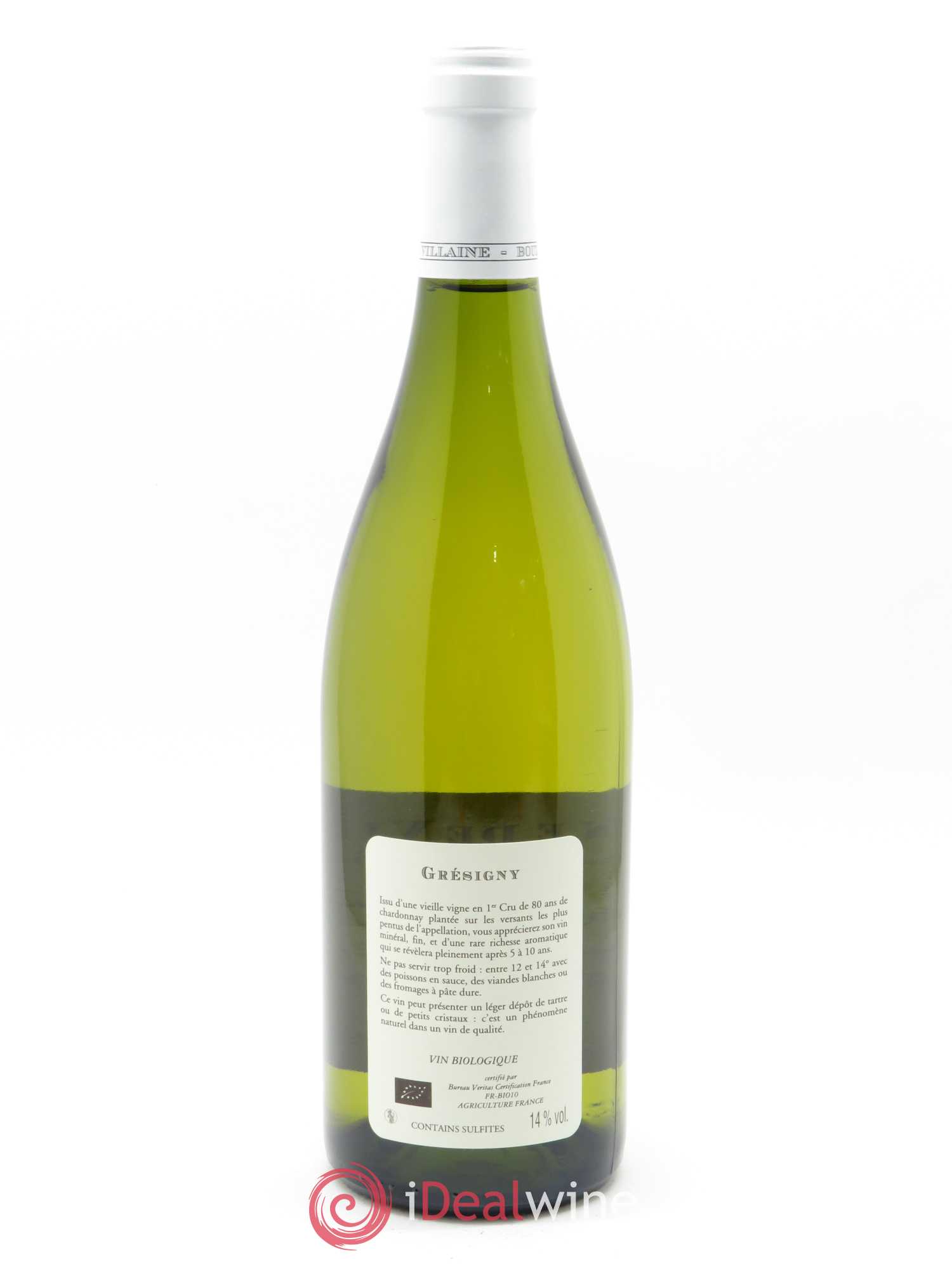 Rully 1er Cru Grésigny Domaine de Villaine 2017 - Lot de 1 bouteille - 1