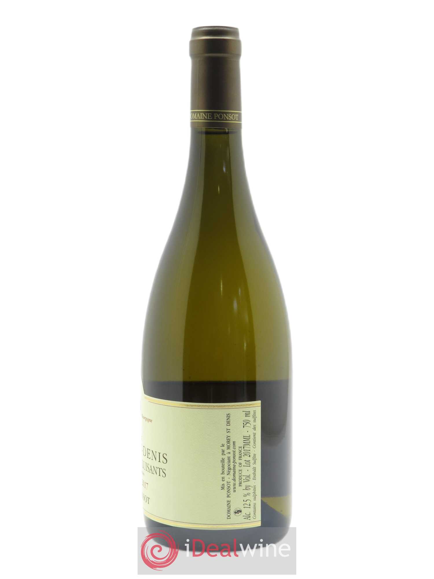 Morey Saint-Denis 1er Cru Clos des Monts Luisants Vieilles Vignes Ponsot (Domaine) 2017 - Posten von 1 Flasche - 1